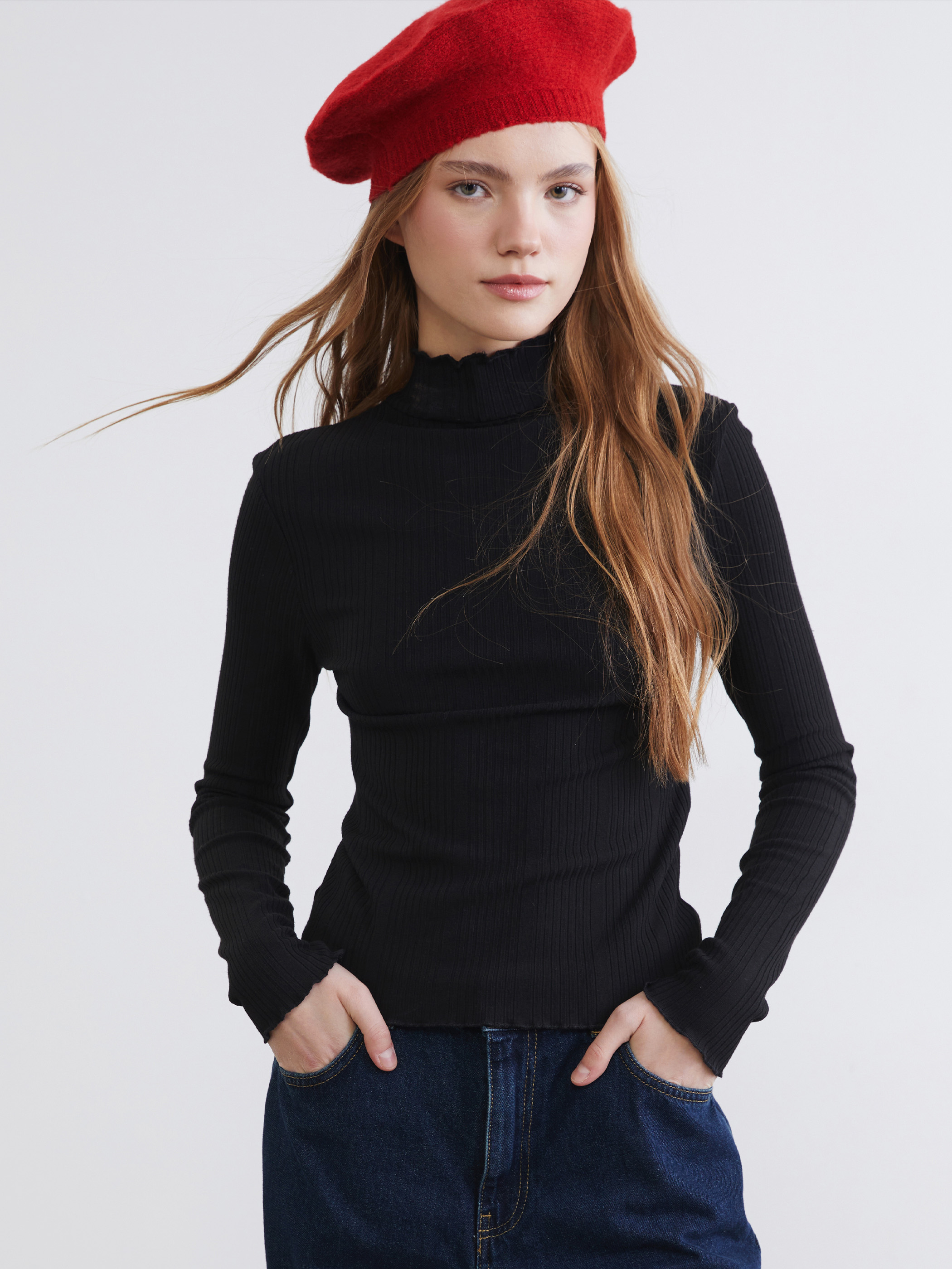 LCW ACCESSORIES Basic Kadın Ressam Şapka görsel 3