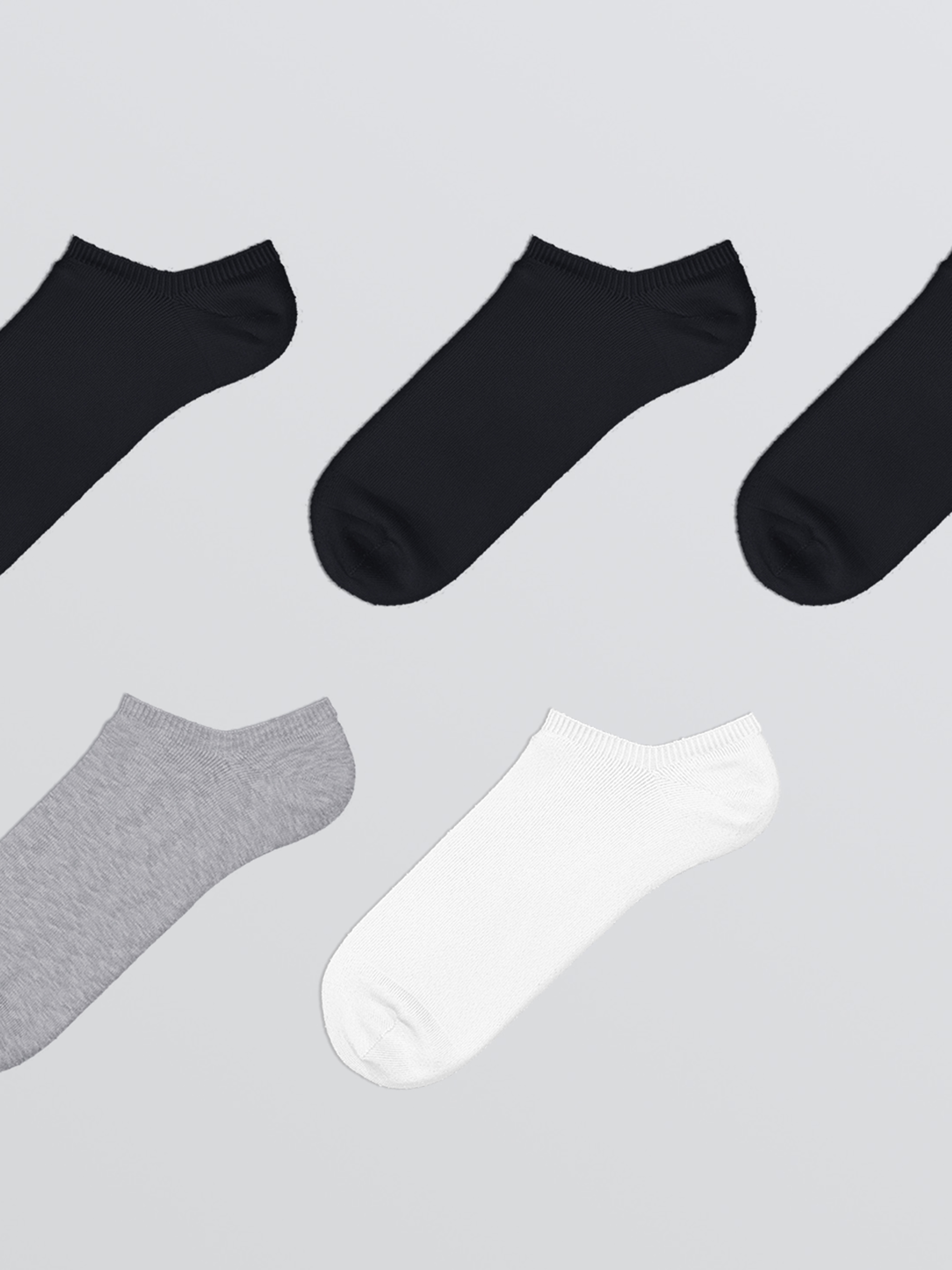 LCW ACCESSORIES Erkek Sneaker Çorap 5'li görsel 2