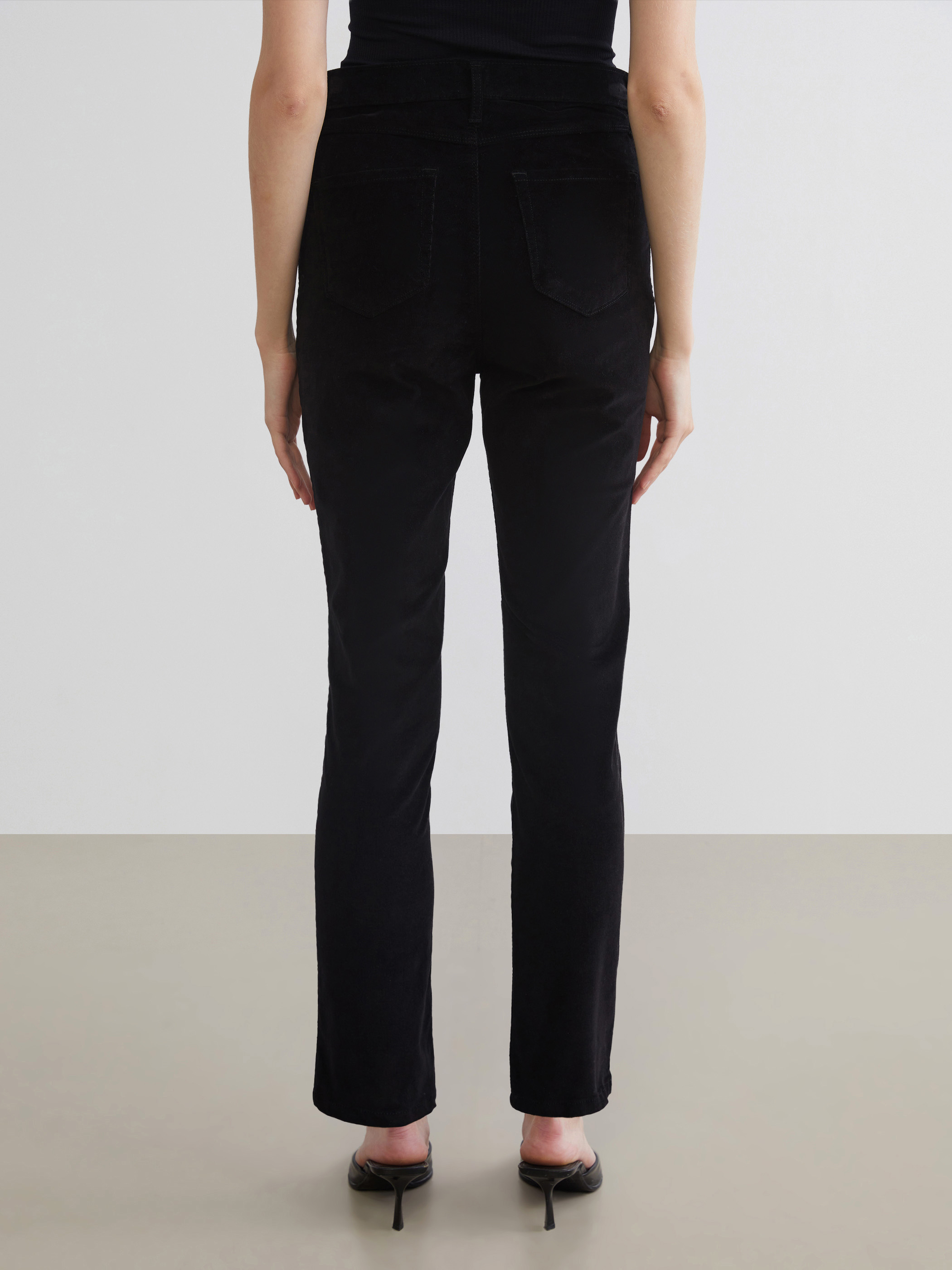 LCWAIKIKI Classic Dar Fit Kadife Kadın Pantolon görsel 4