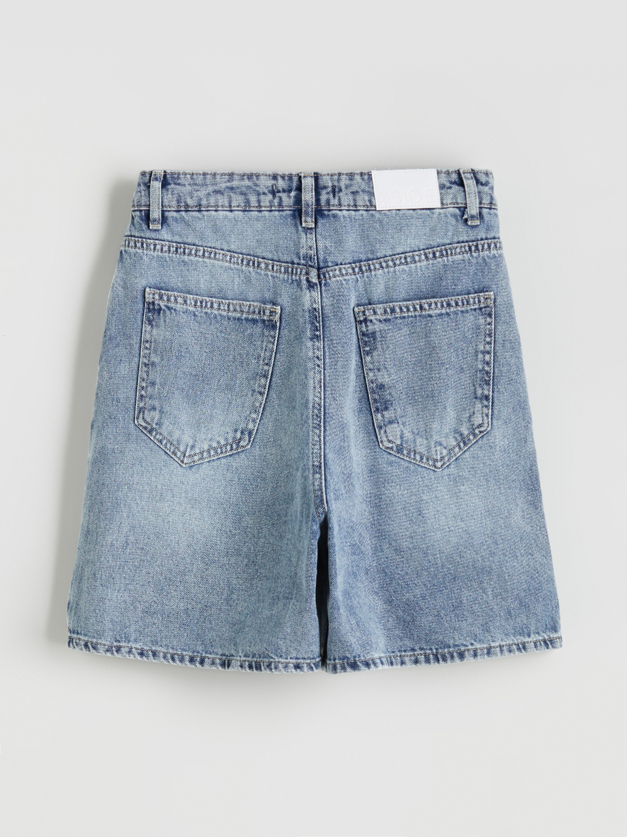 XSIDE Dar Fit Kadın Jean Şort görsel 6