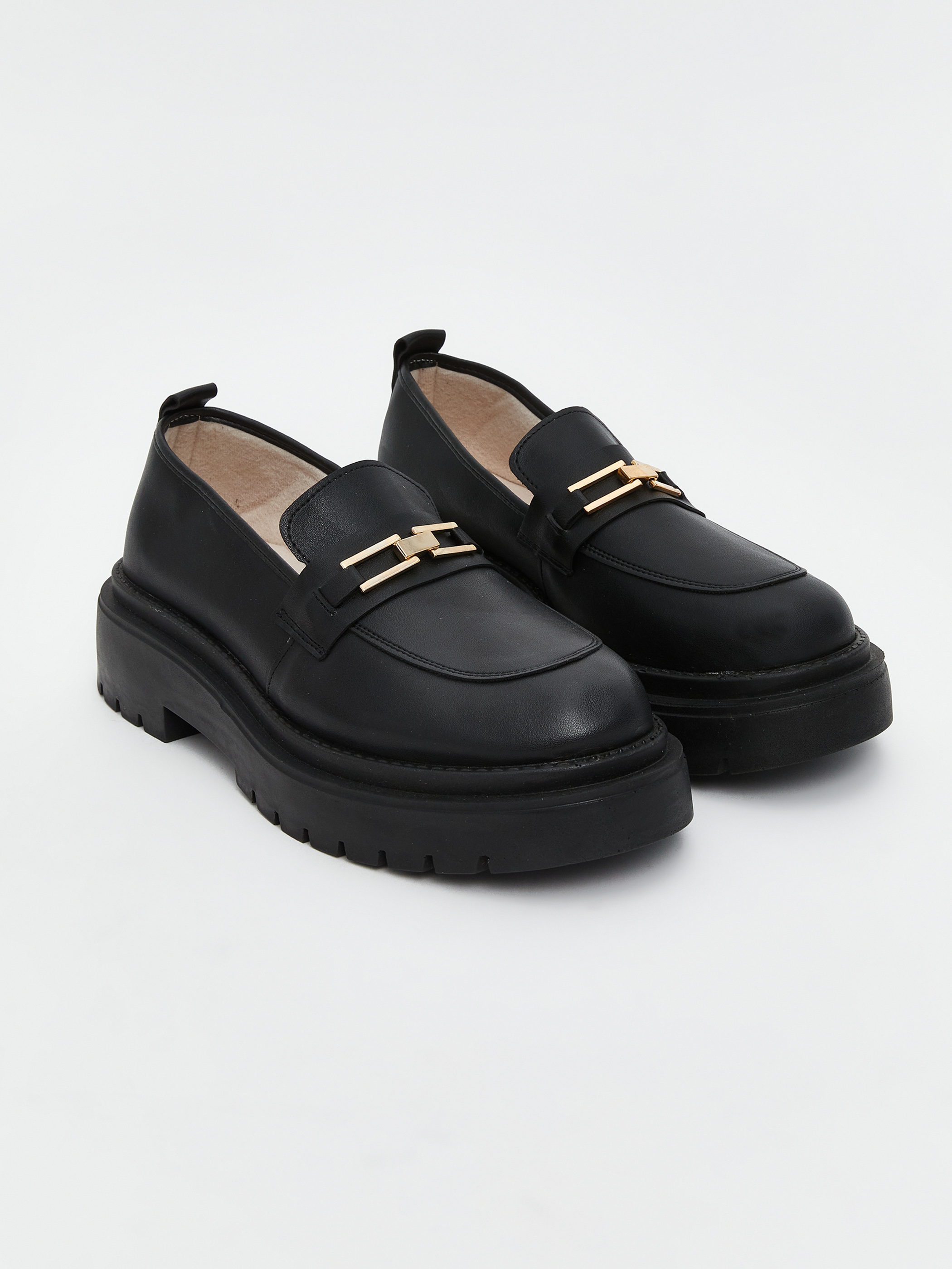 LCW ECO Deri Görünümlü Kadın Loafer Ayakkabı