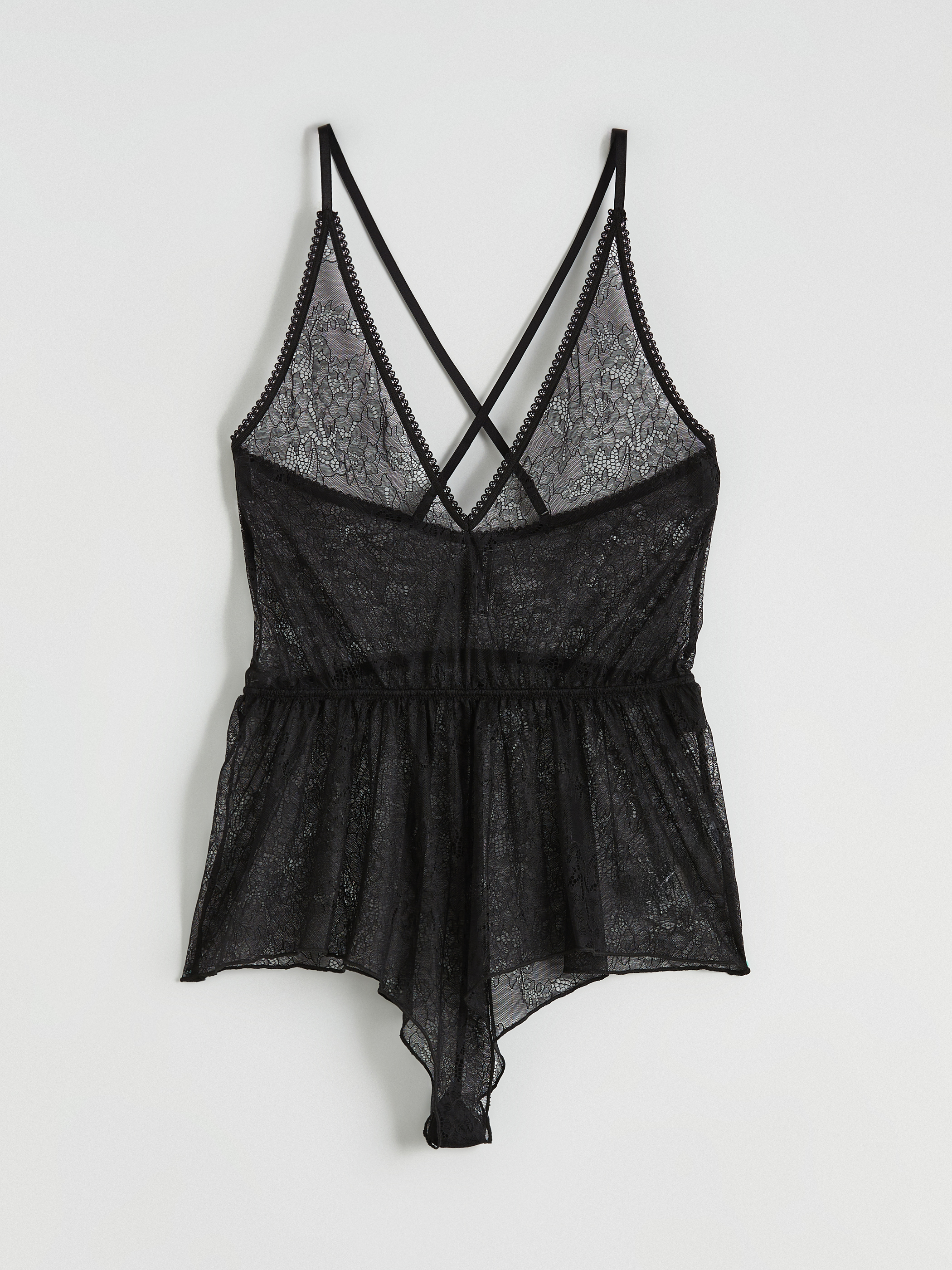 LCW DREAM V Yaka Dantelli Bodysuit