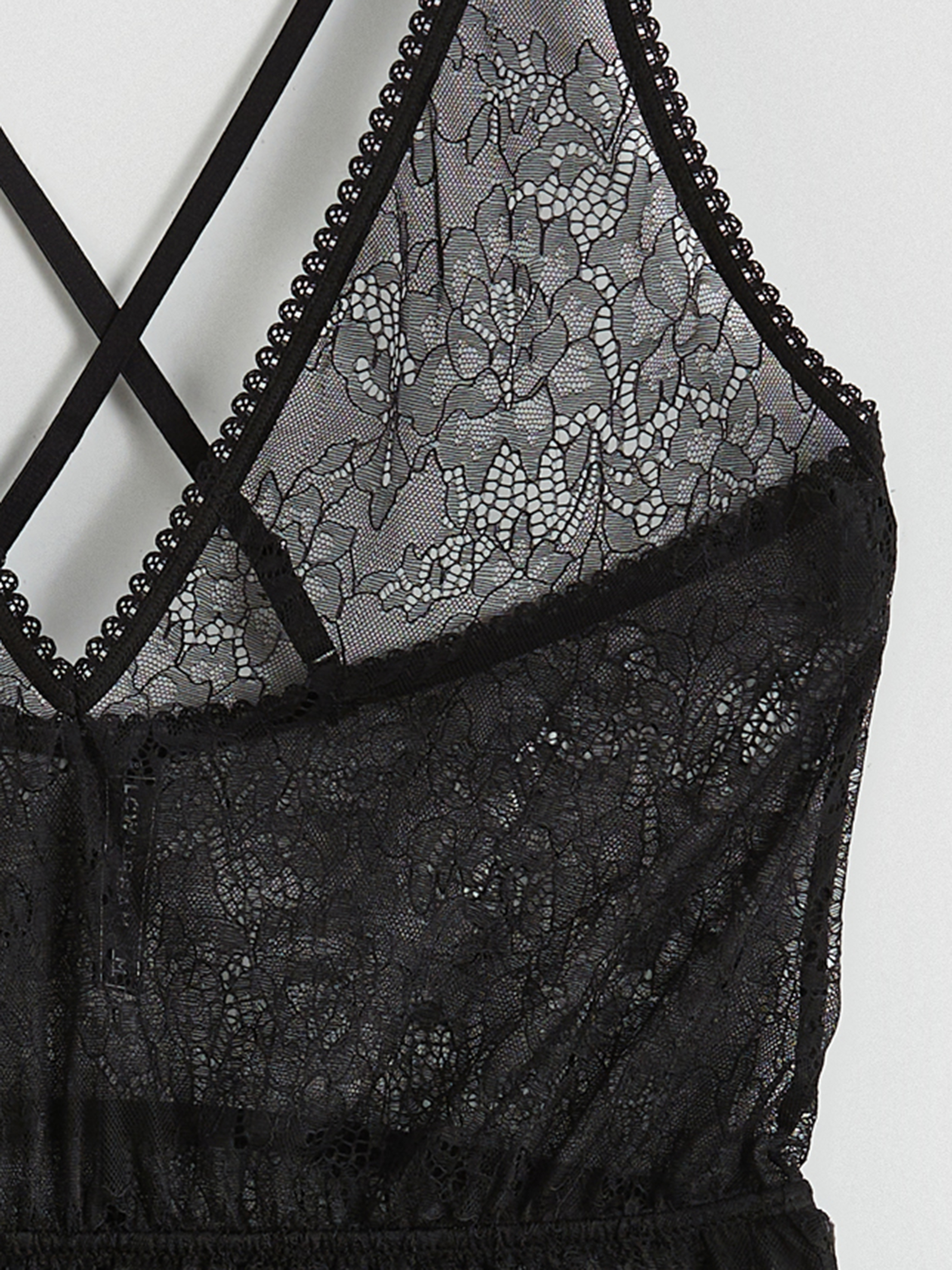 LCW DREAM V Yaka Dantelli Bodysuit görsel 2