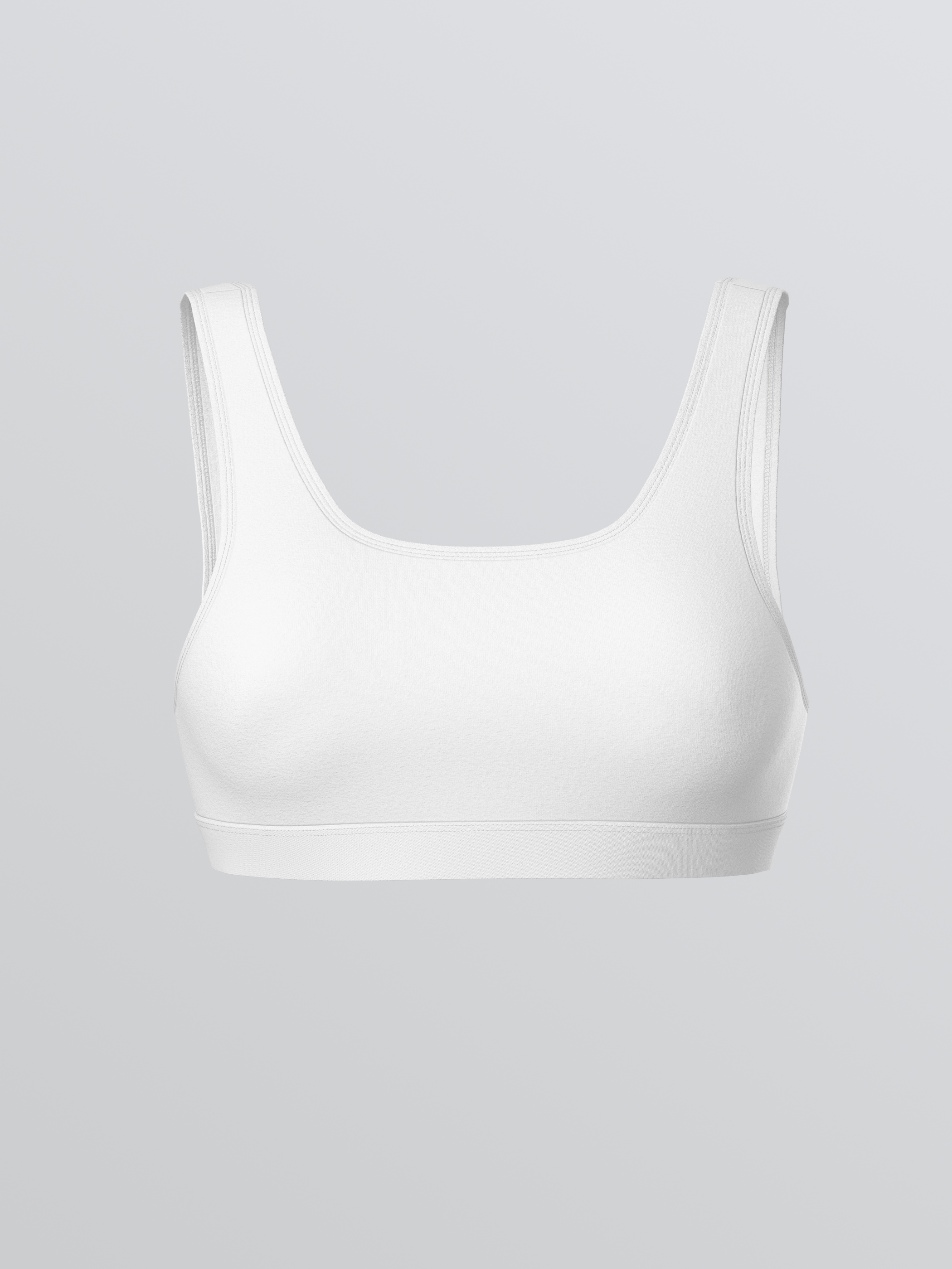 LCW Young U Yaka Düz Büstiyer 2'li Paket görsel 4