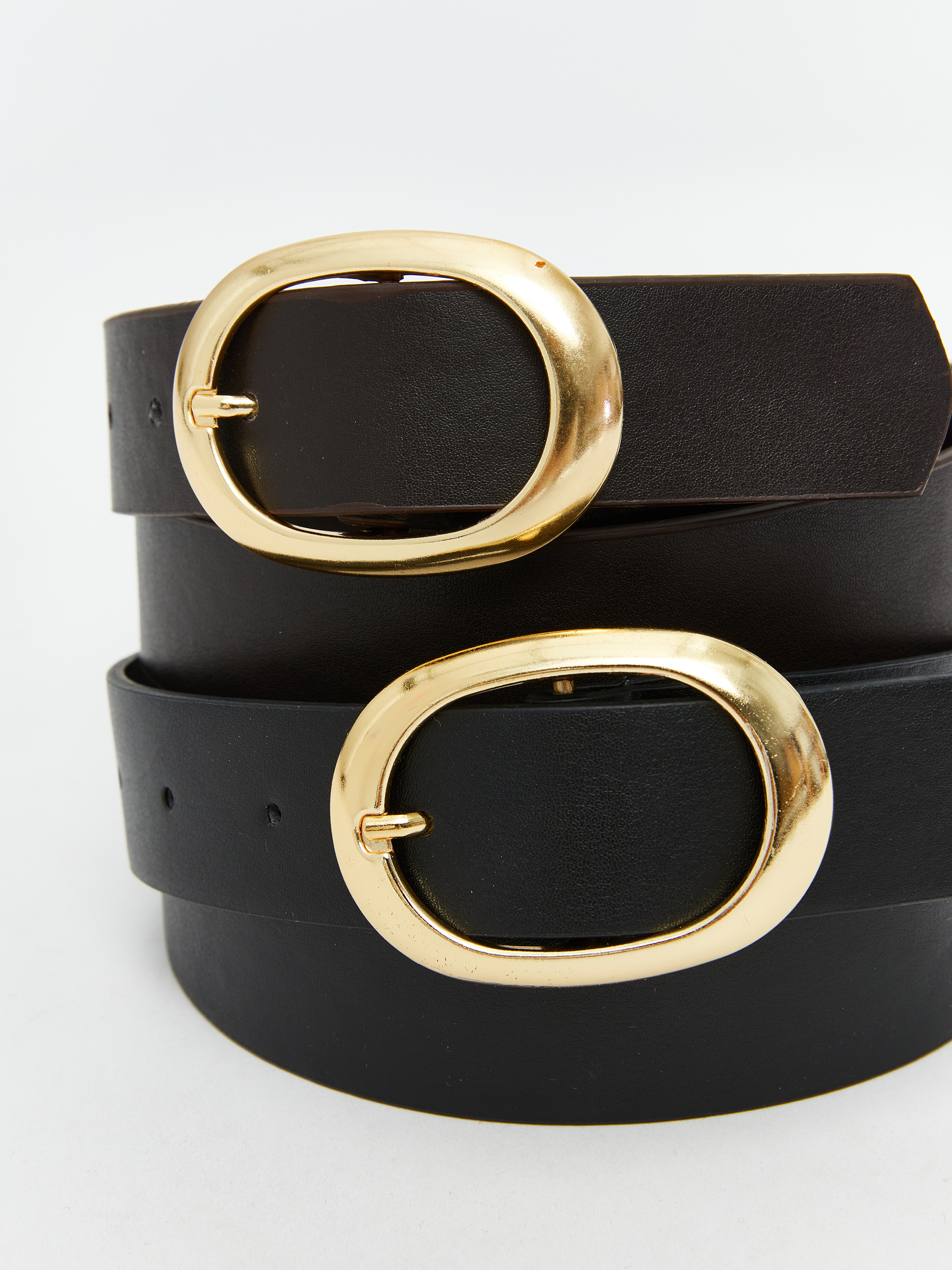 LCW ACCESSORIES Deri Görünümlü Kadın Kemer 2'li görsel 4