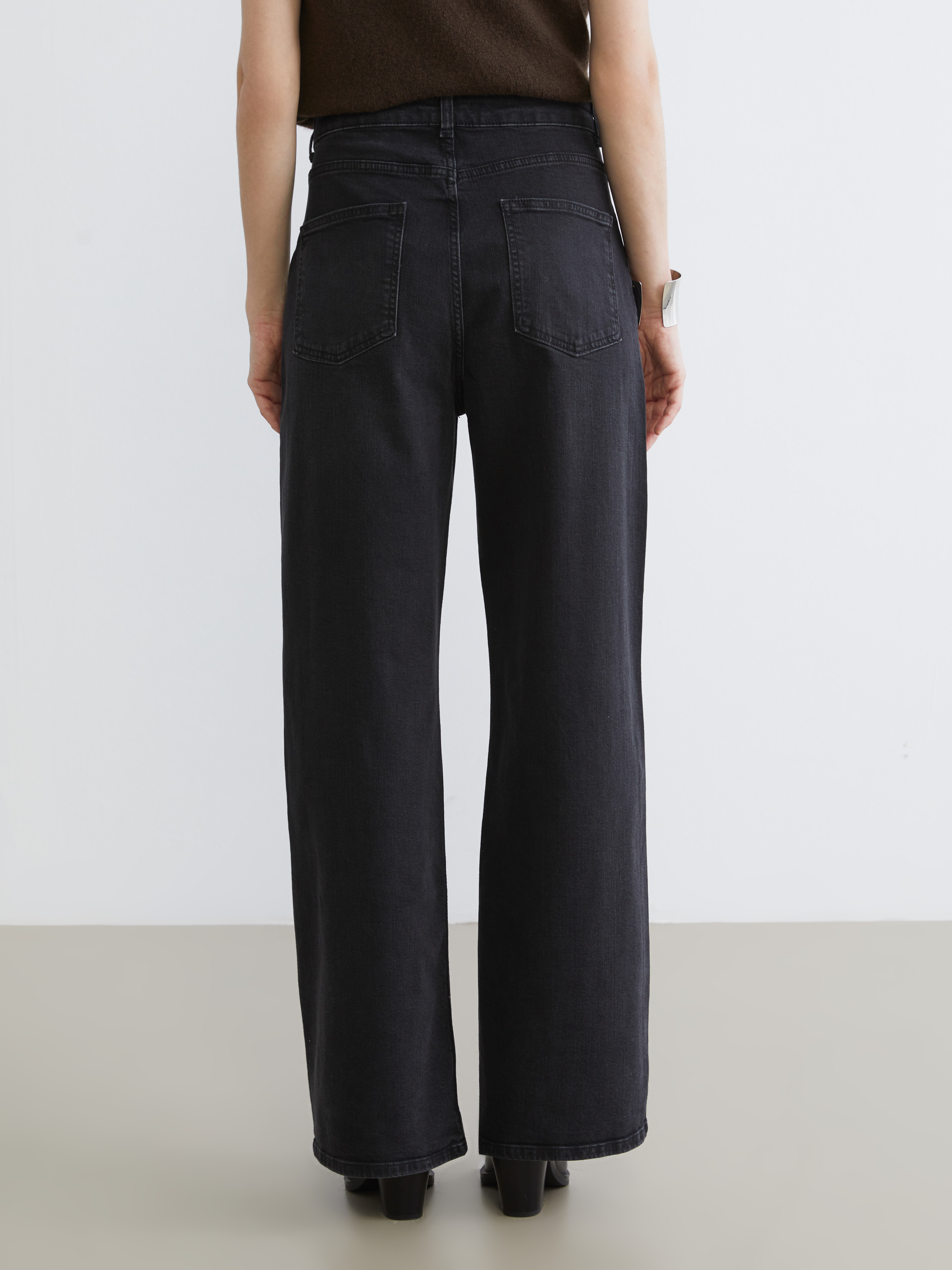 LCW ECO Wideleg Kadın Jean Pantolon görsel 4
