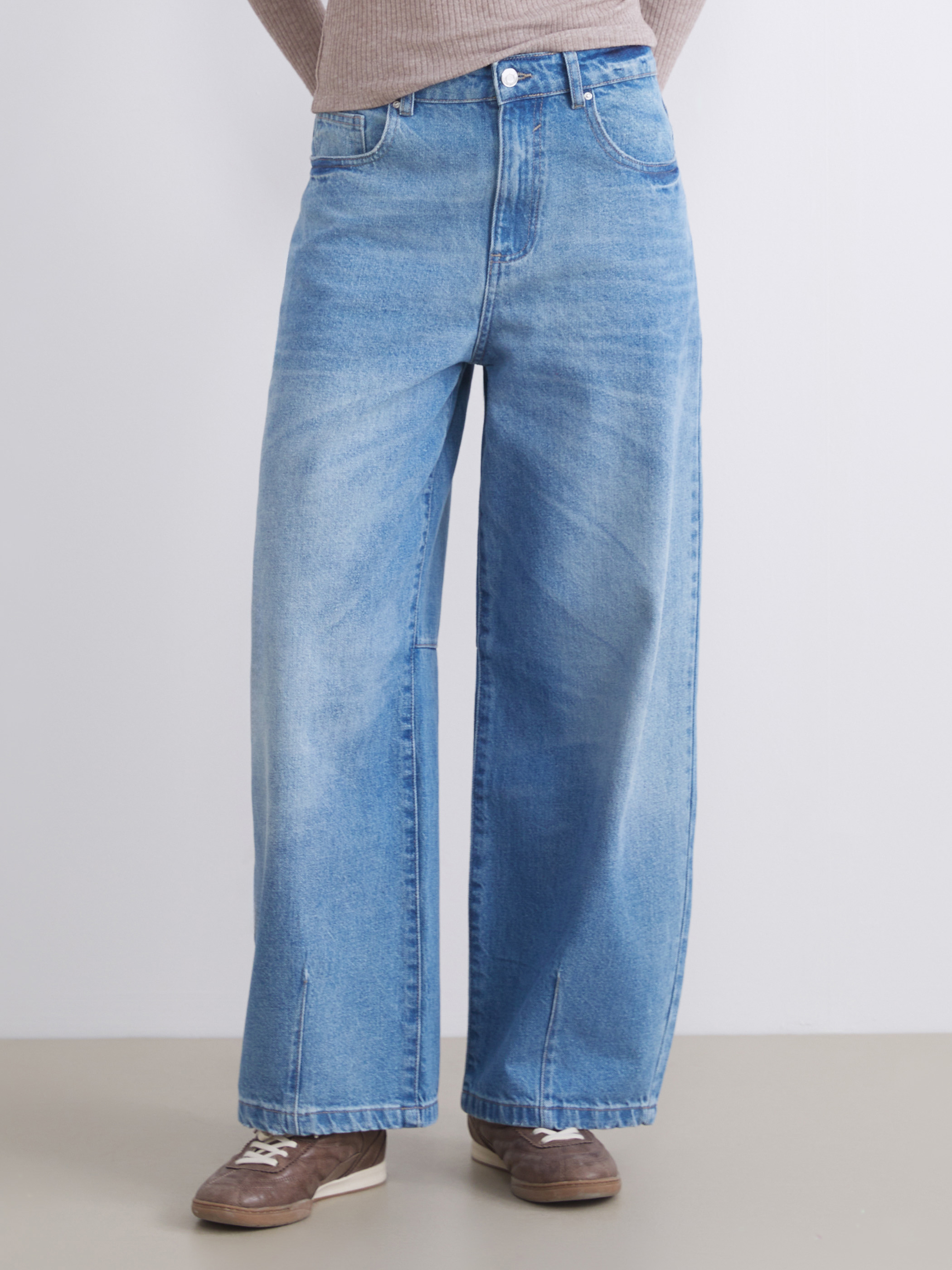 XSIDE Baggy Fit Kadın Jean Pantolon görsel 2