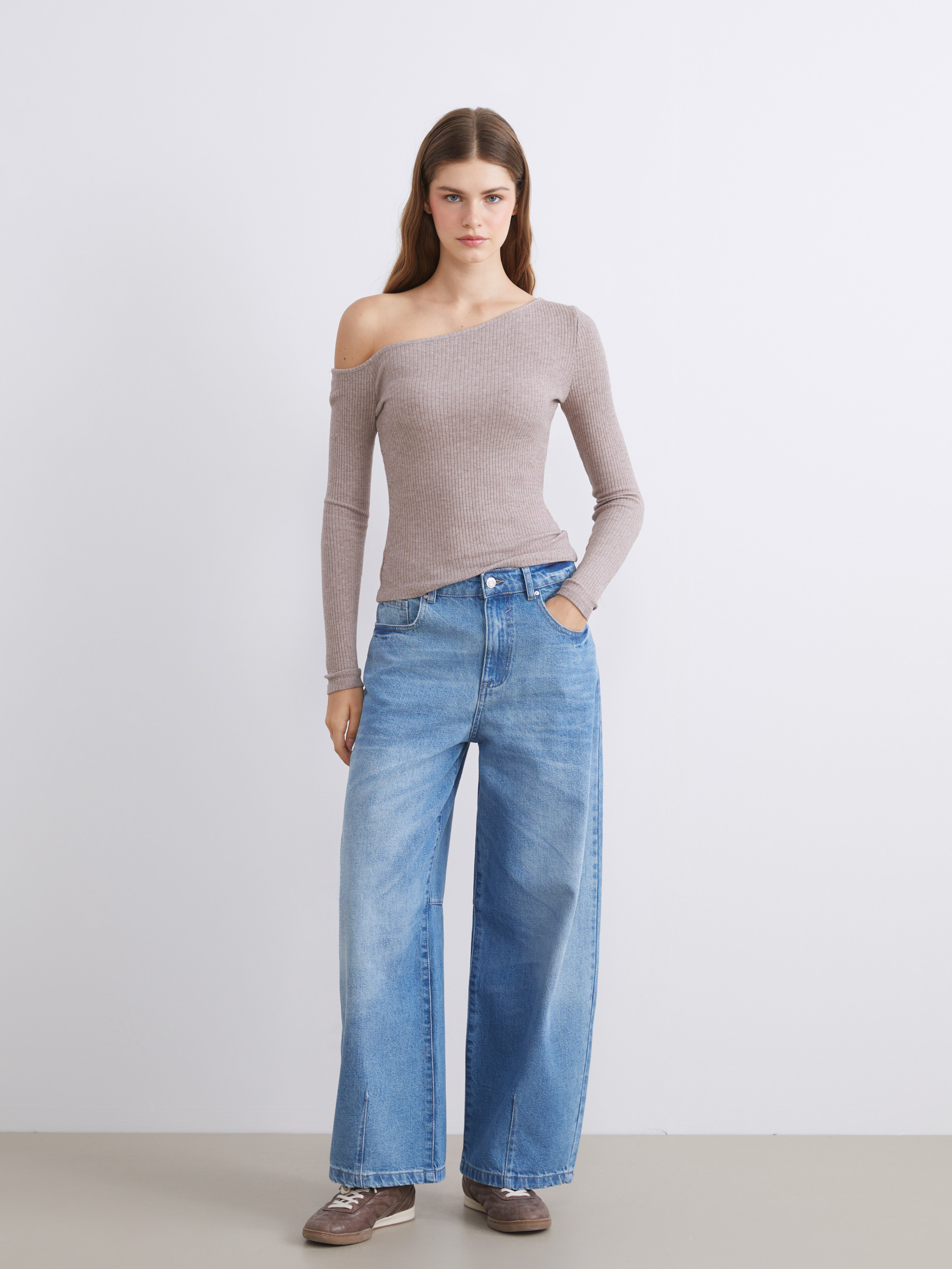 XSIDE Baggy Fit Kadın Jean Pantolon görsel 4