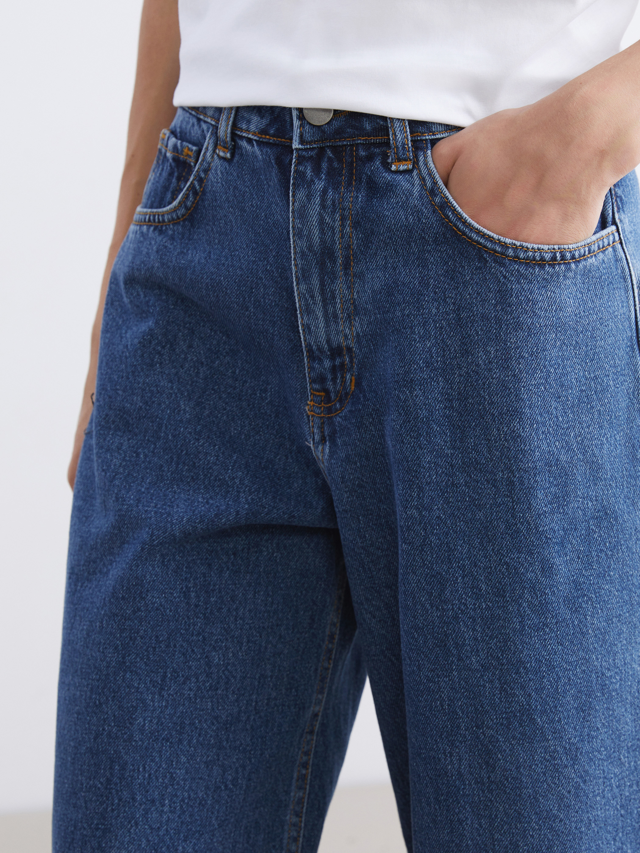 Natuvera Bermuda Fit Kadın Jean Şortolon görsel 3