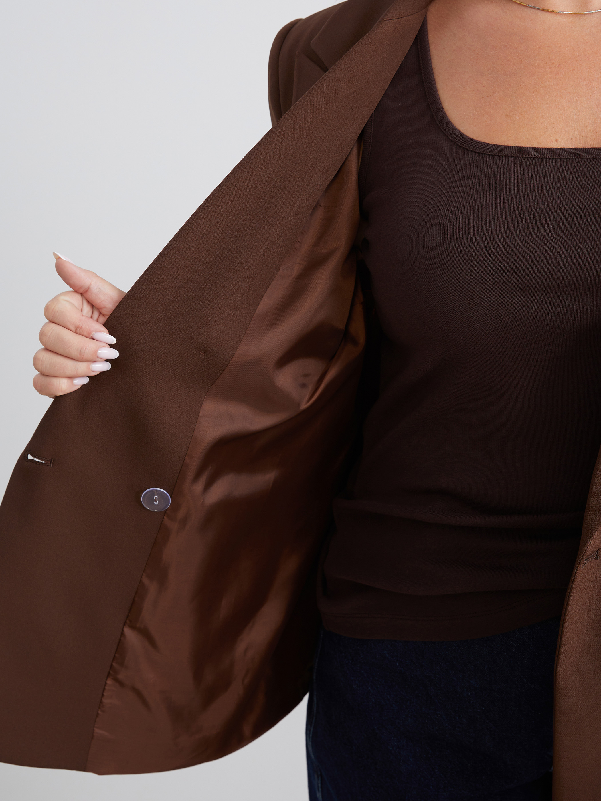 Soulife Büyük Beden Kadın Blazer Ceket görsel 4