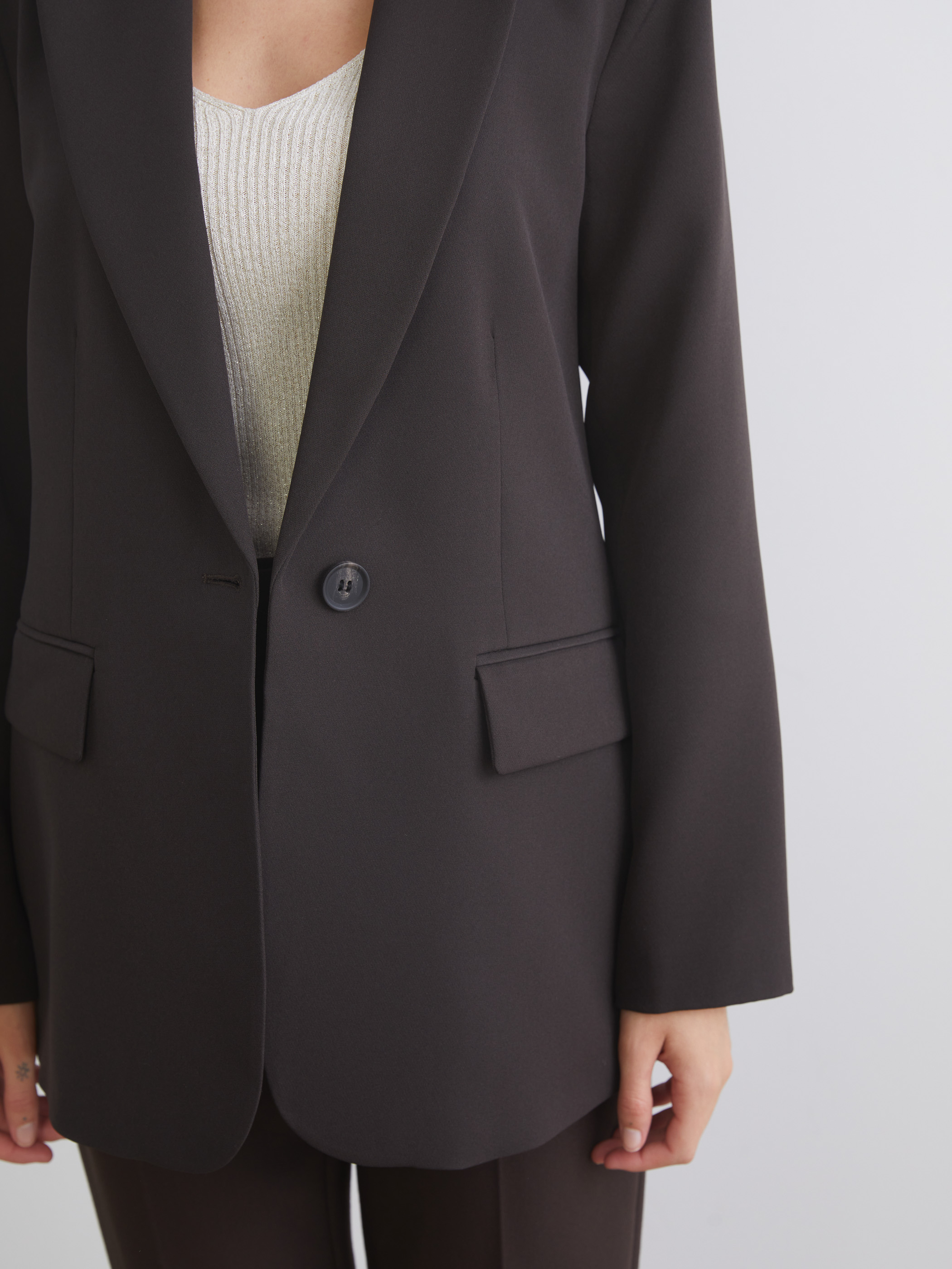 LCW Vision Krep Kadın Blazer Ceket görsel 3