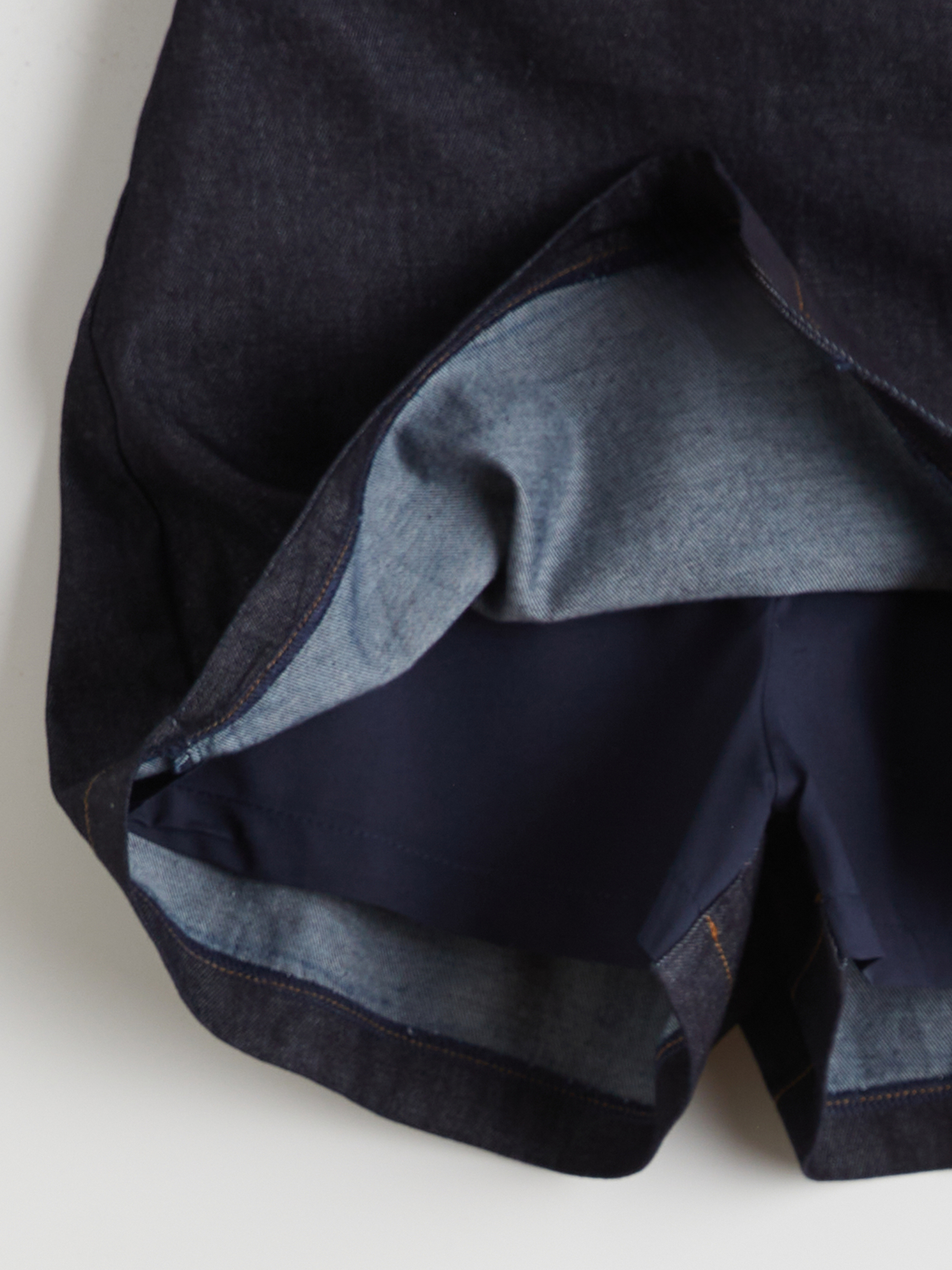 LCW Vision Dar Fit Jean Şort Etek görsel 6