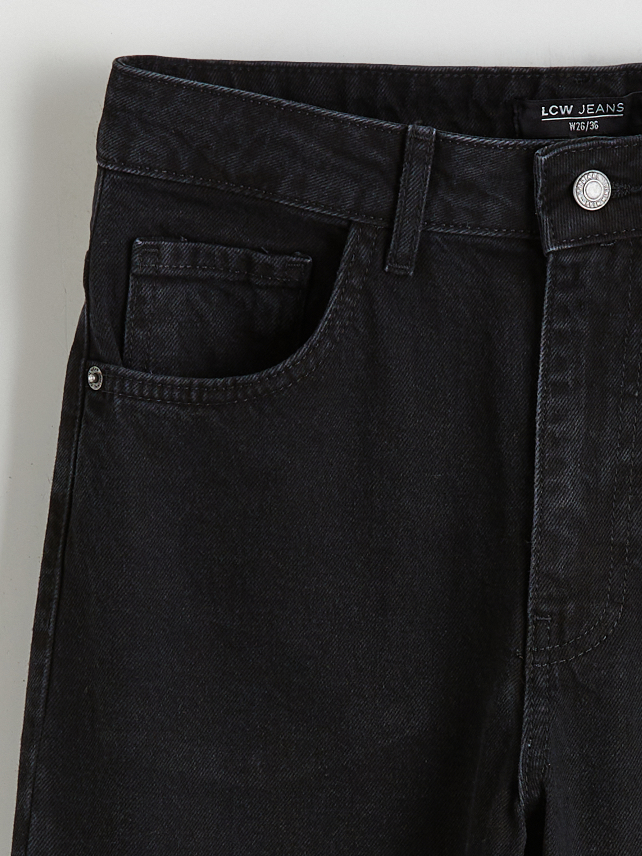 LCW Jeans Barrel Fit Kadın Jean Pantolon görsel 7