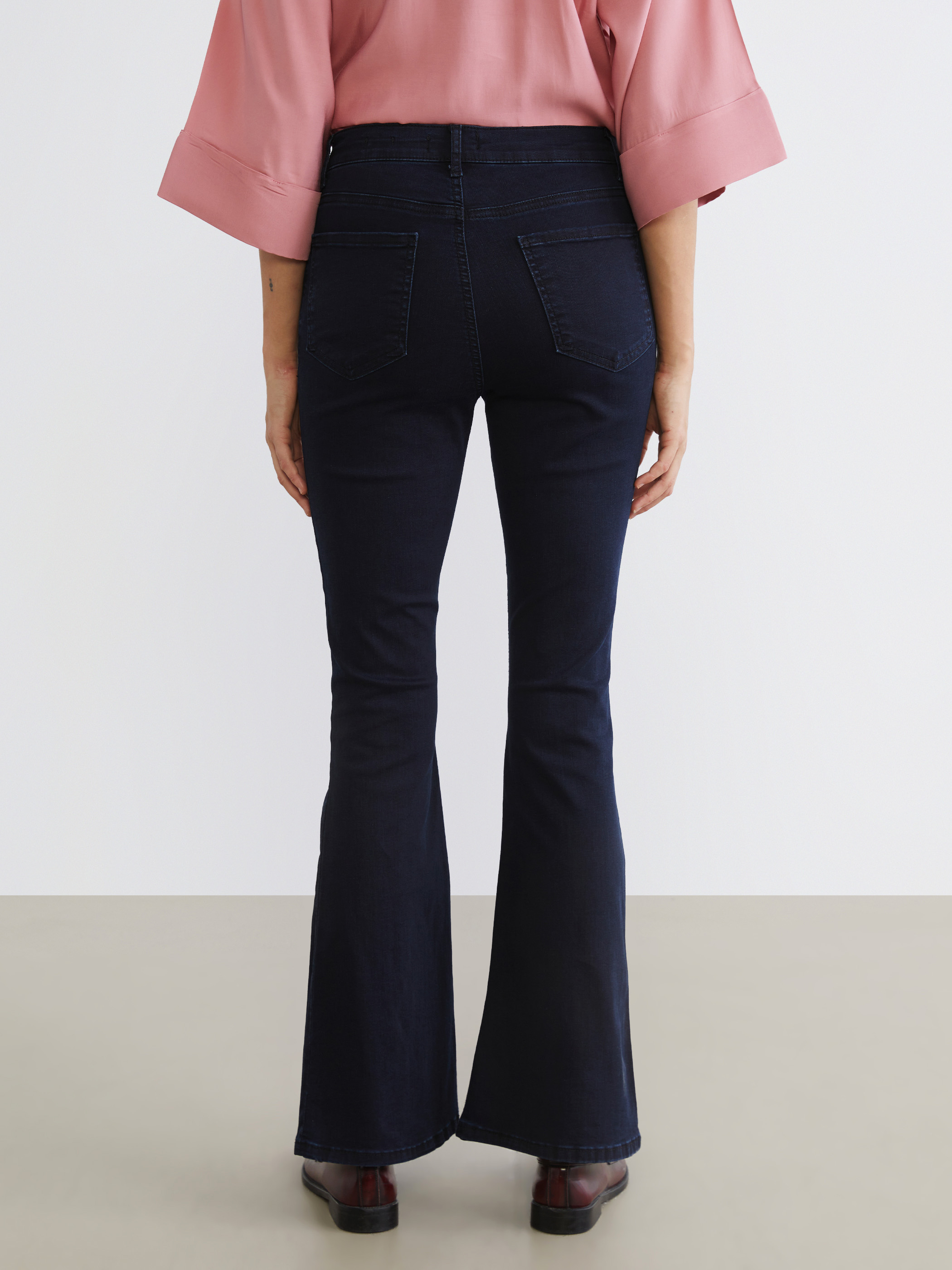 LCW Jeans Mars Flare Kadın Jean Pantolon görsel 4