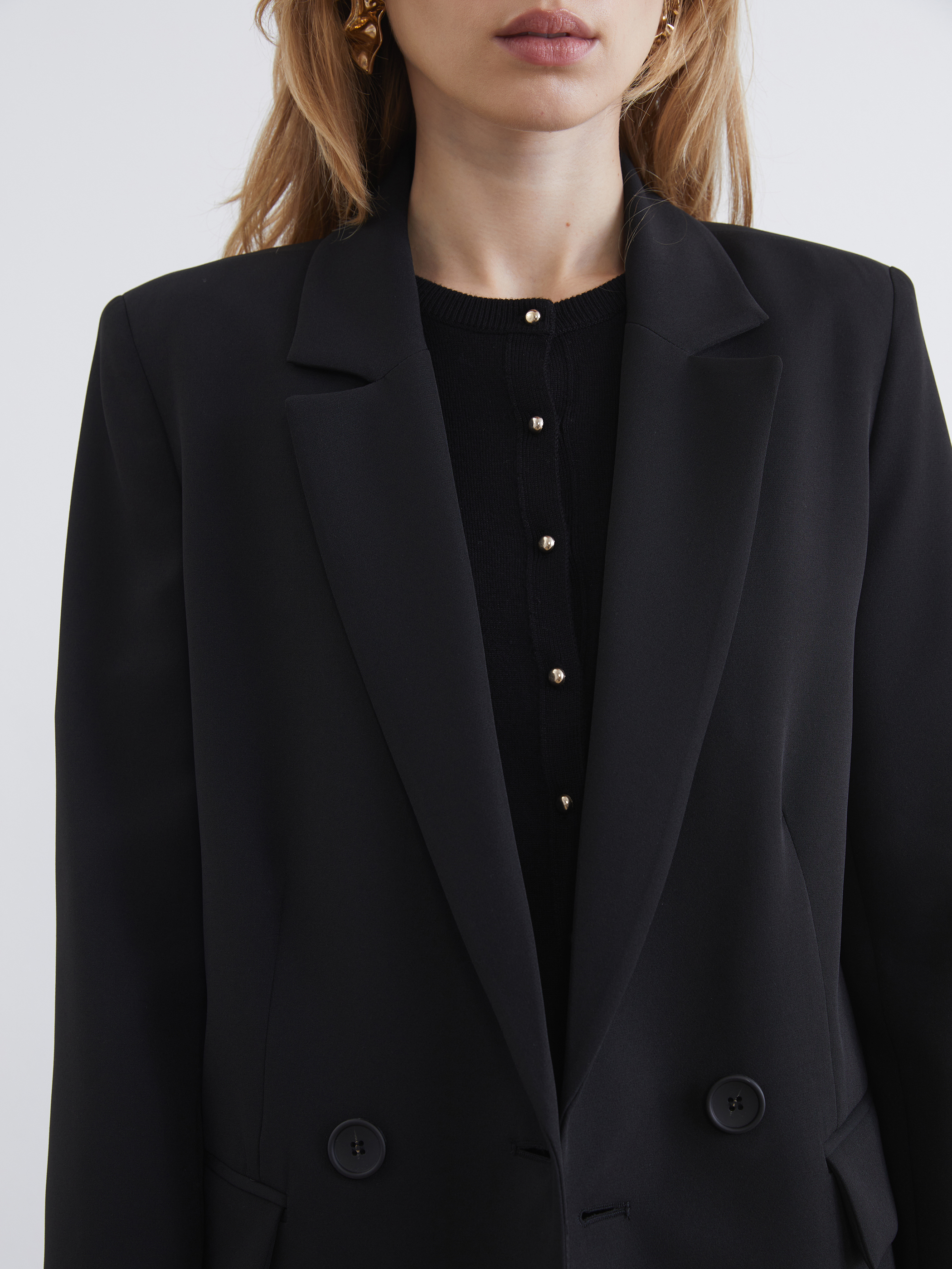 LCW Vision Krep Kadın Blazer Ceket görsel 3