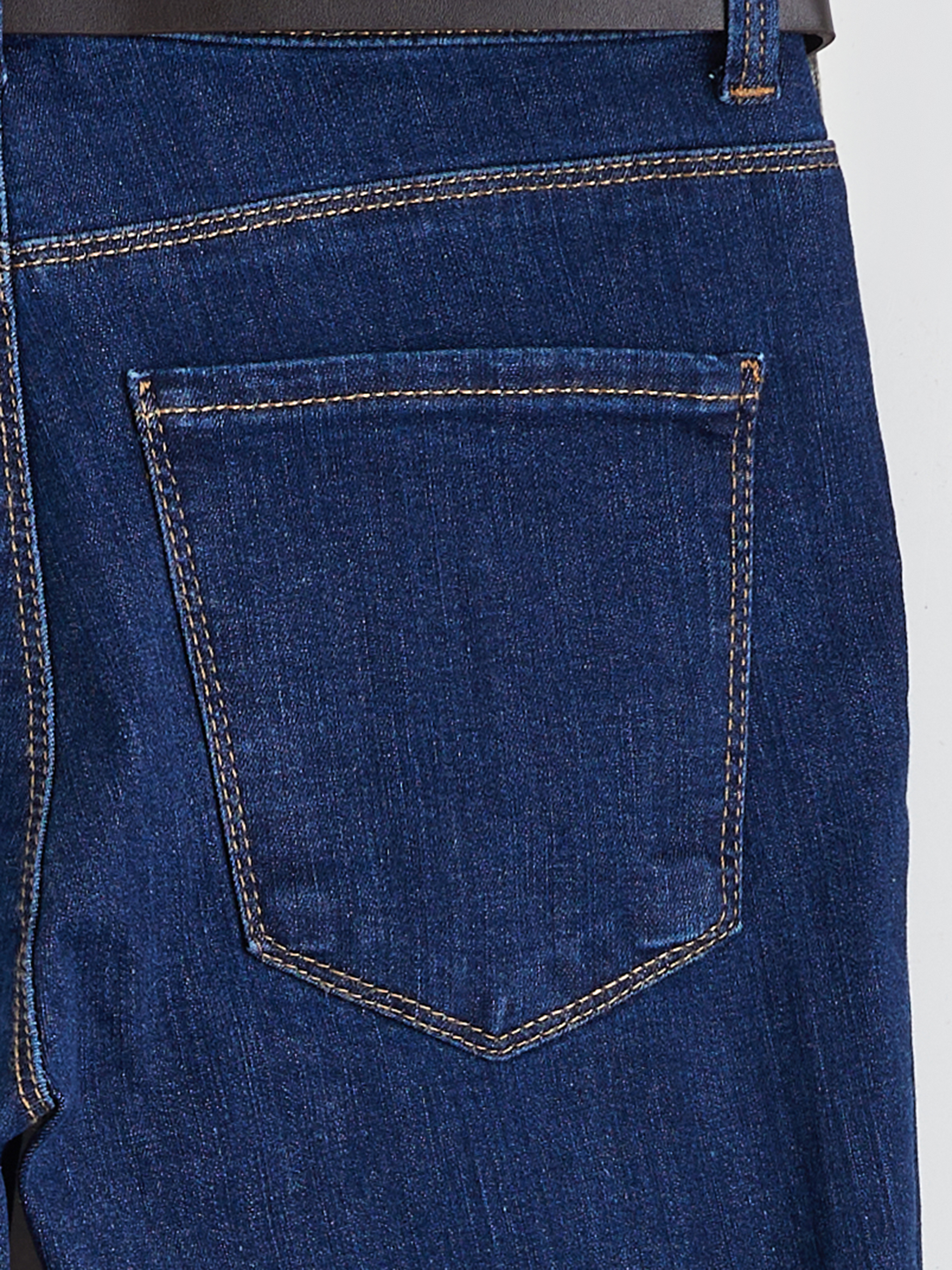 LCW Jeans Beli Kemerli Mercury Skinny Fit Kadın Jean Pantolon görsel 7