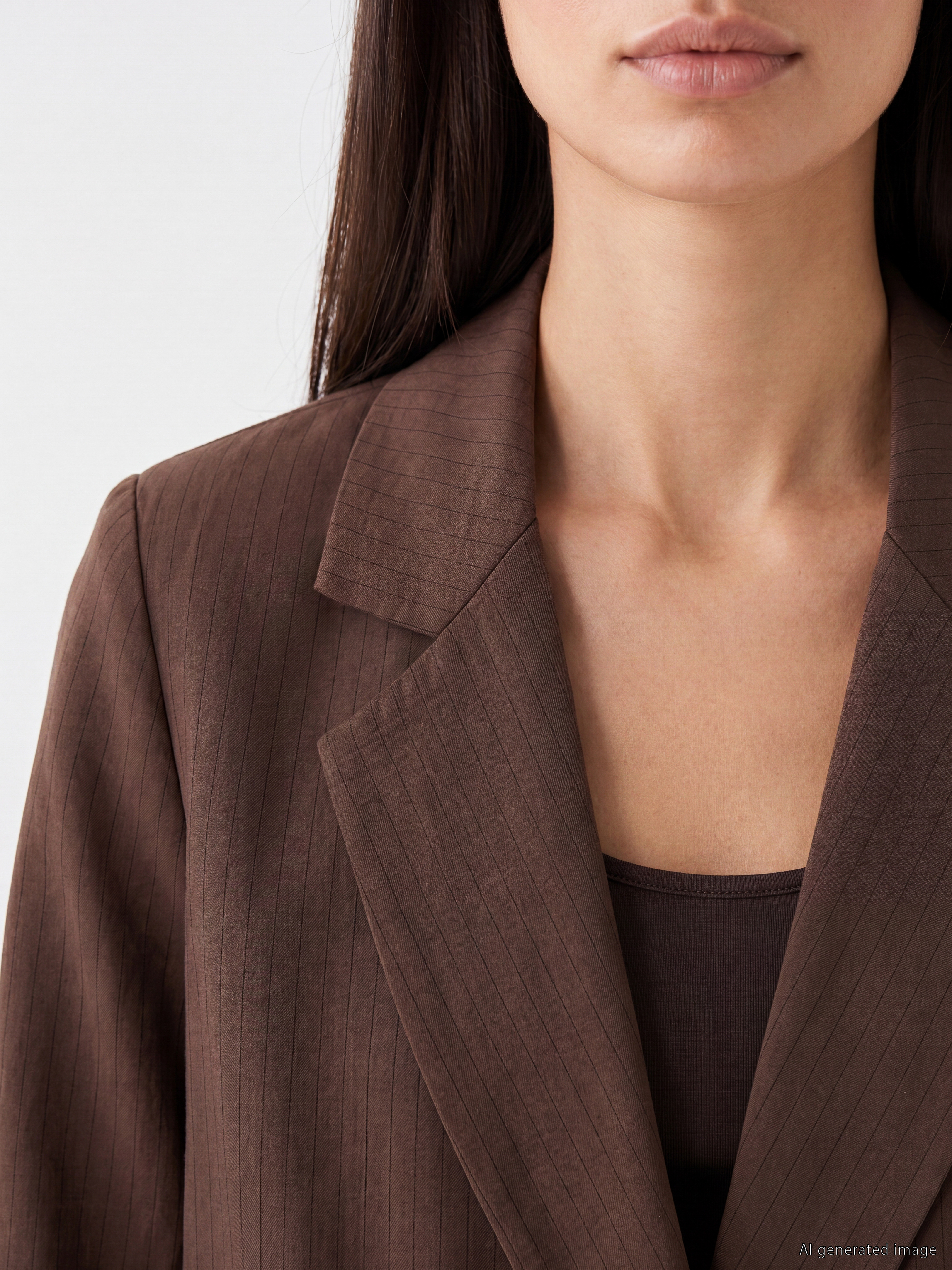 LCW EVERYDAY Kruvaze Yaka Kadın Blazer Ceket görsel 3