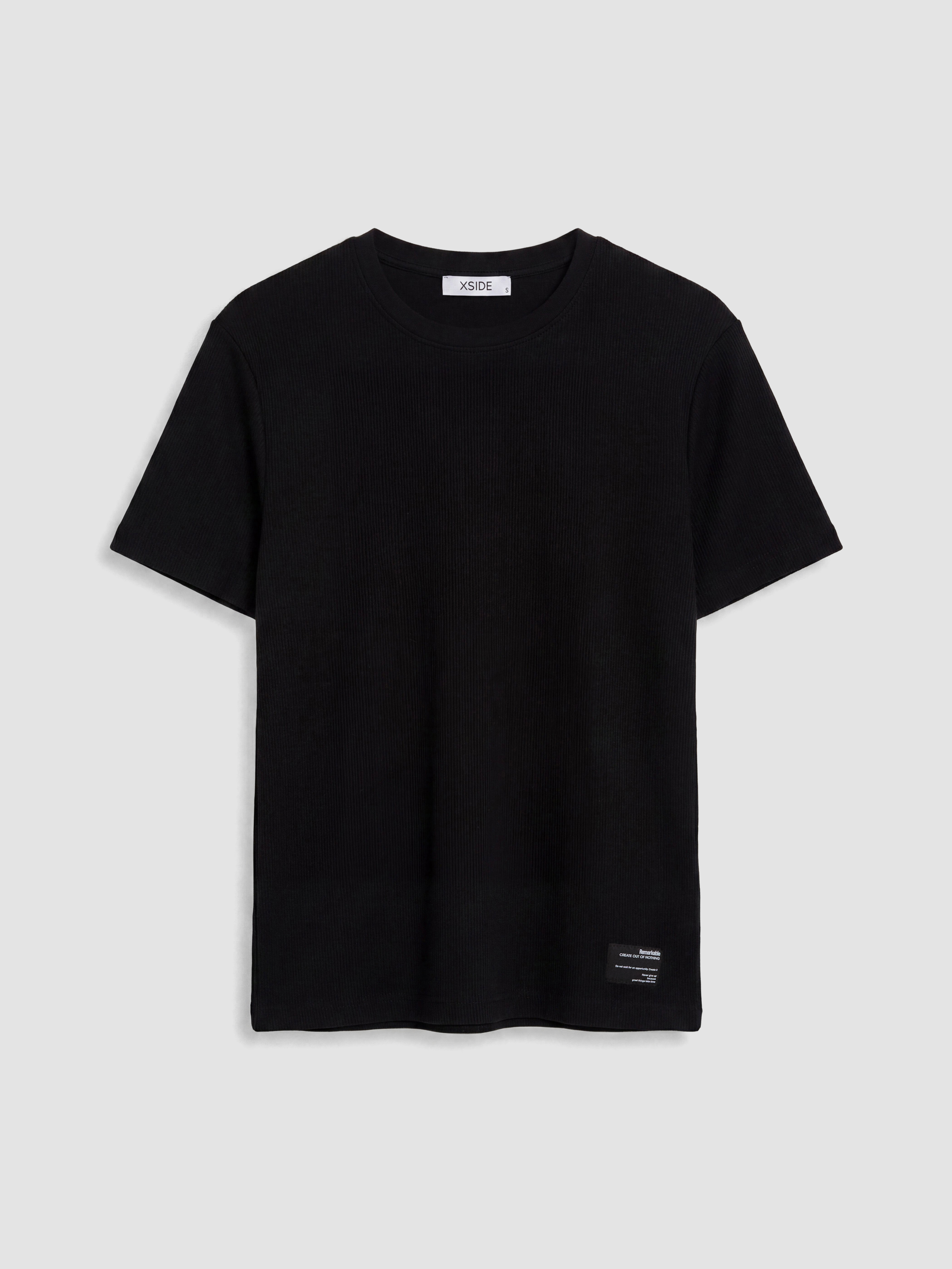 XSIDE Bisiklet Yaka %100 Pamuk Erkek Tişört görsel 5