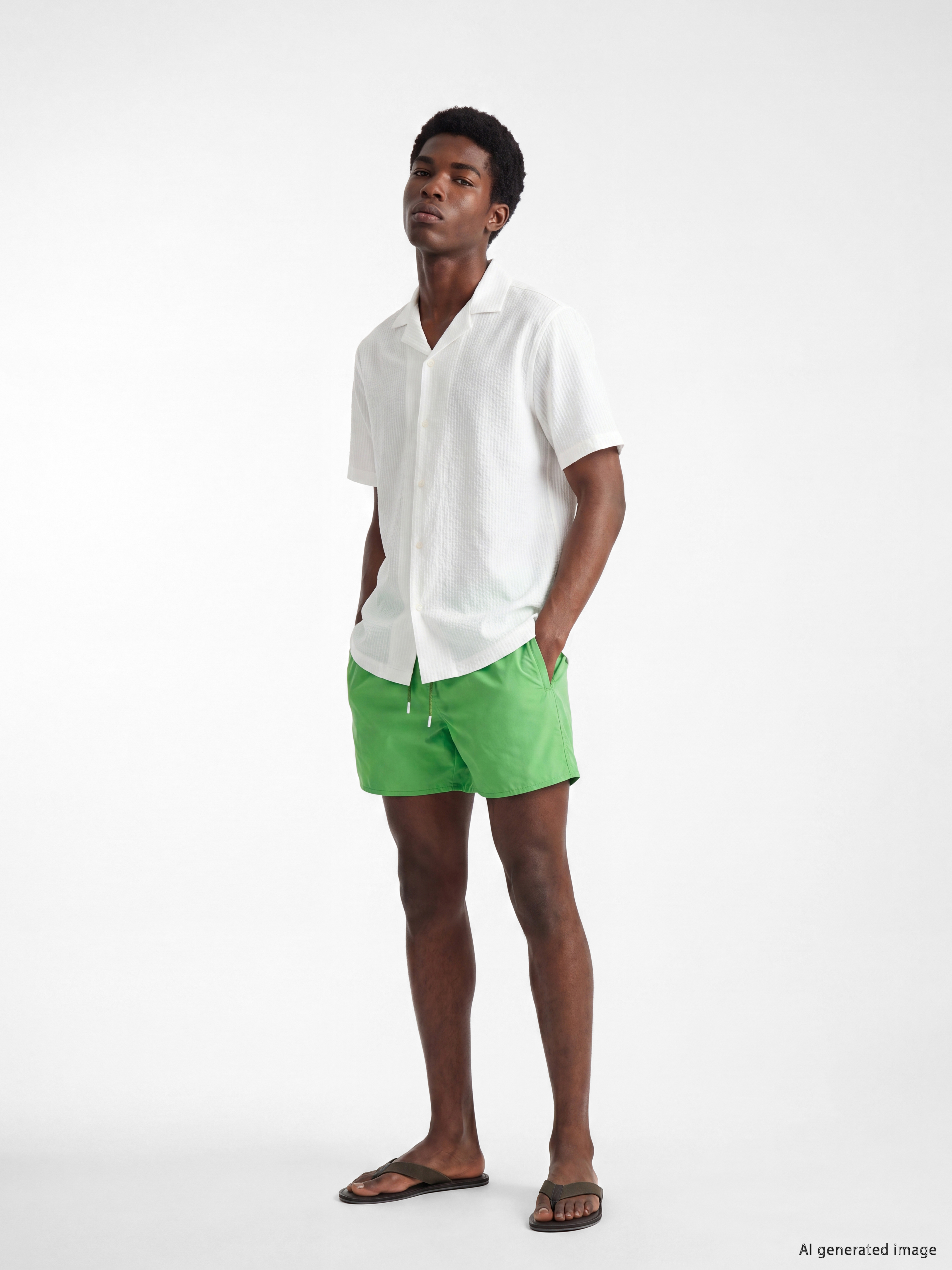 LCW SWIMWEAR Kısa Boy Erkek Deniz Şortu