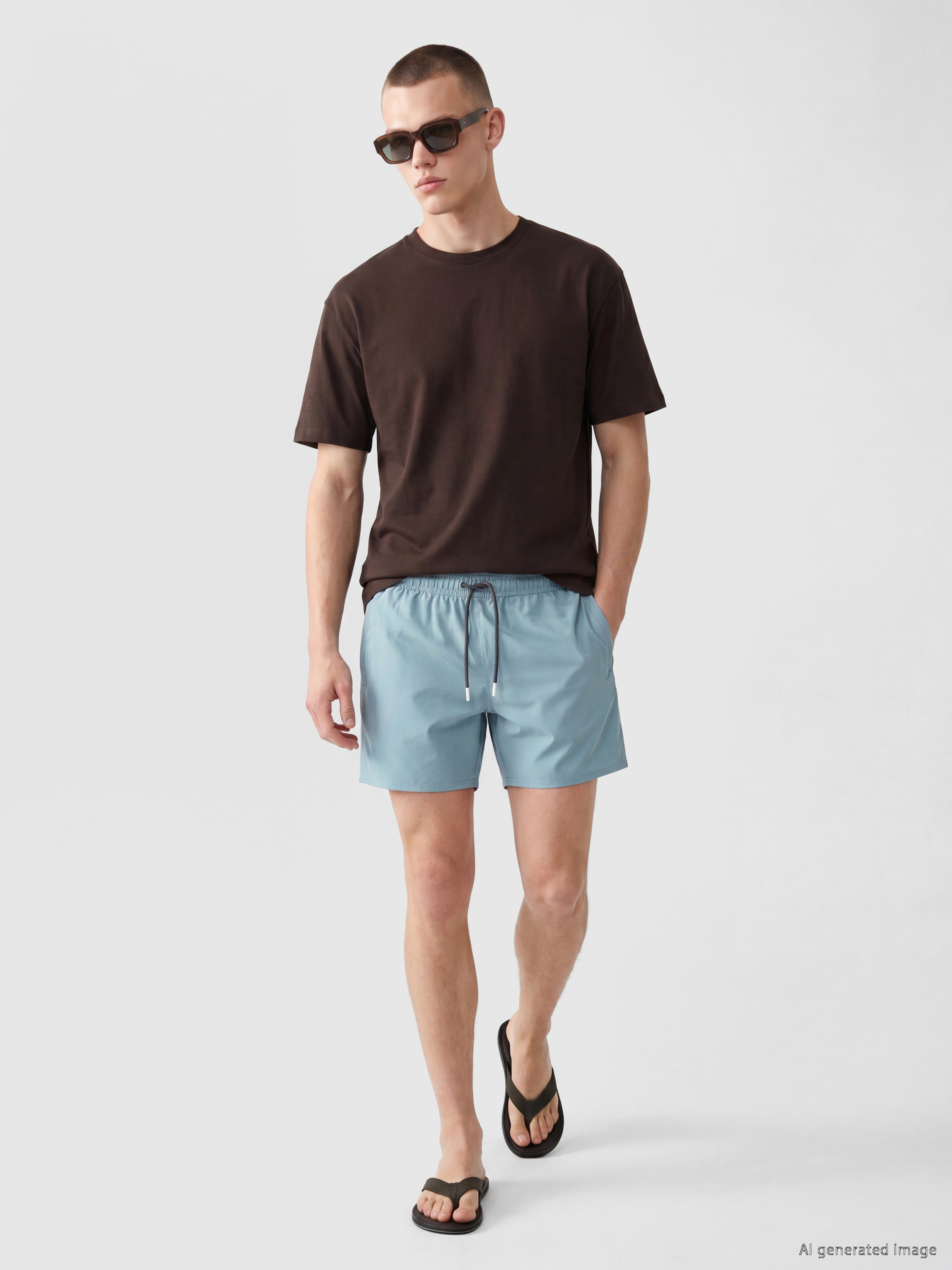 LCW SWIMWEAR Kısa Boy Erkek Deniz Şortu görsel 2