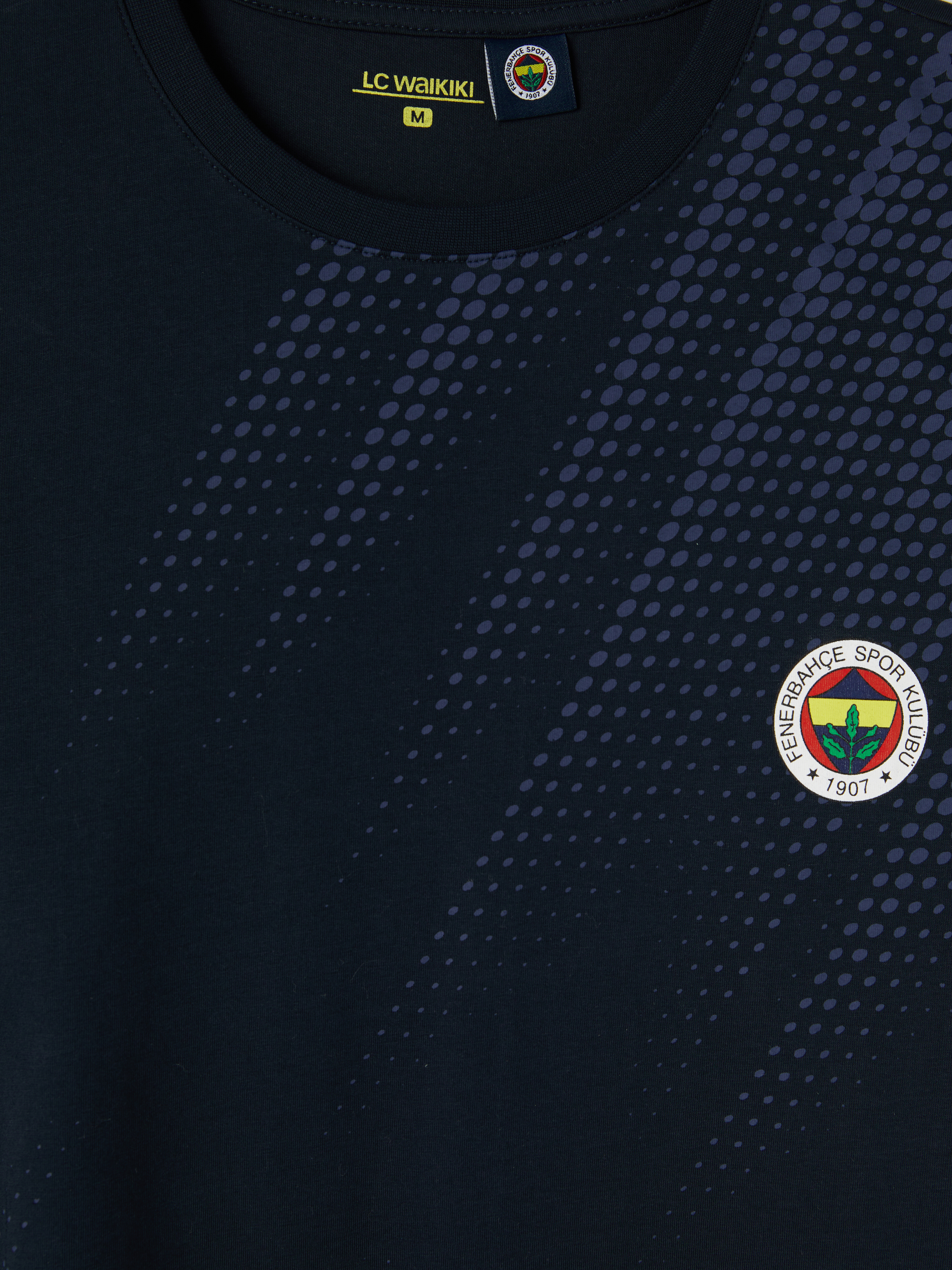 LC WAIKIKI Fenerbahçe Baskılı Erkek Şortlu Pijama Takımı görsel 7