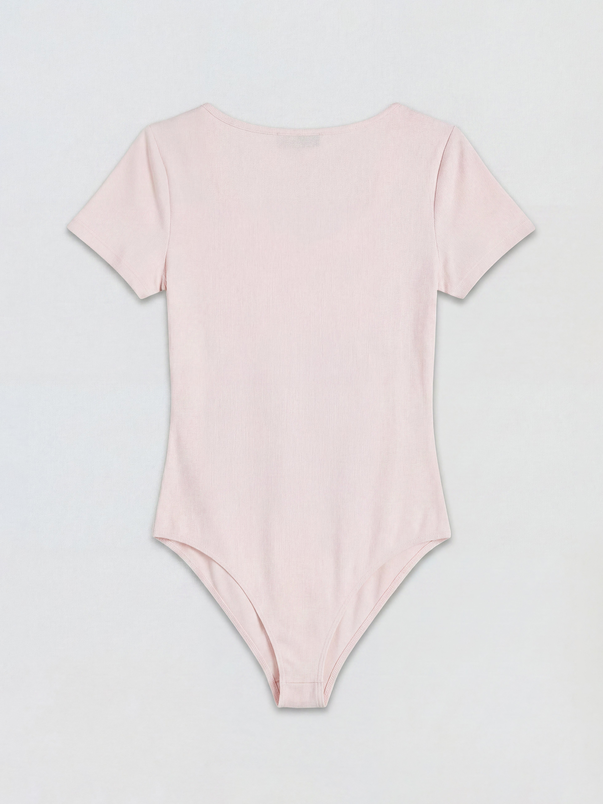 LCW Vision U Yaka Kadın Çıtçıtlı Body görsel 6