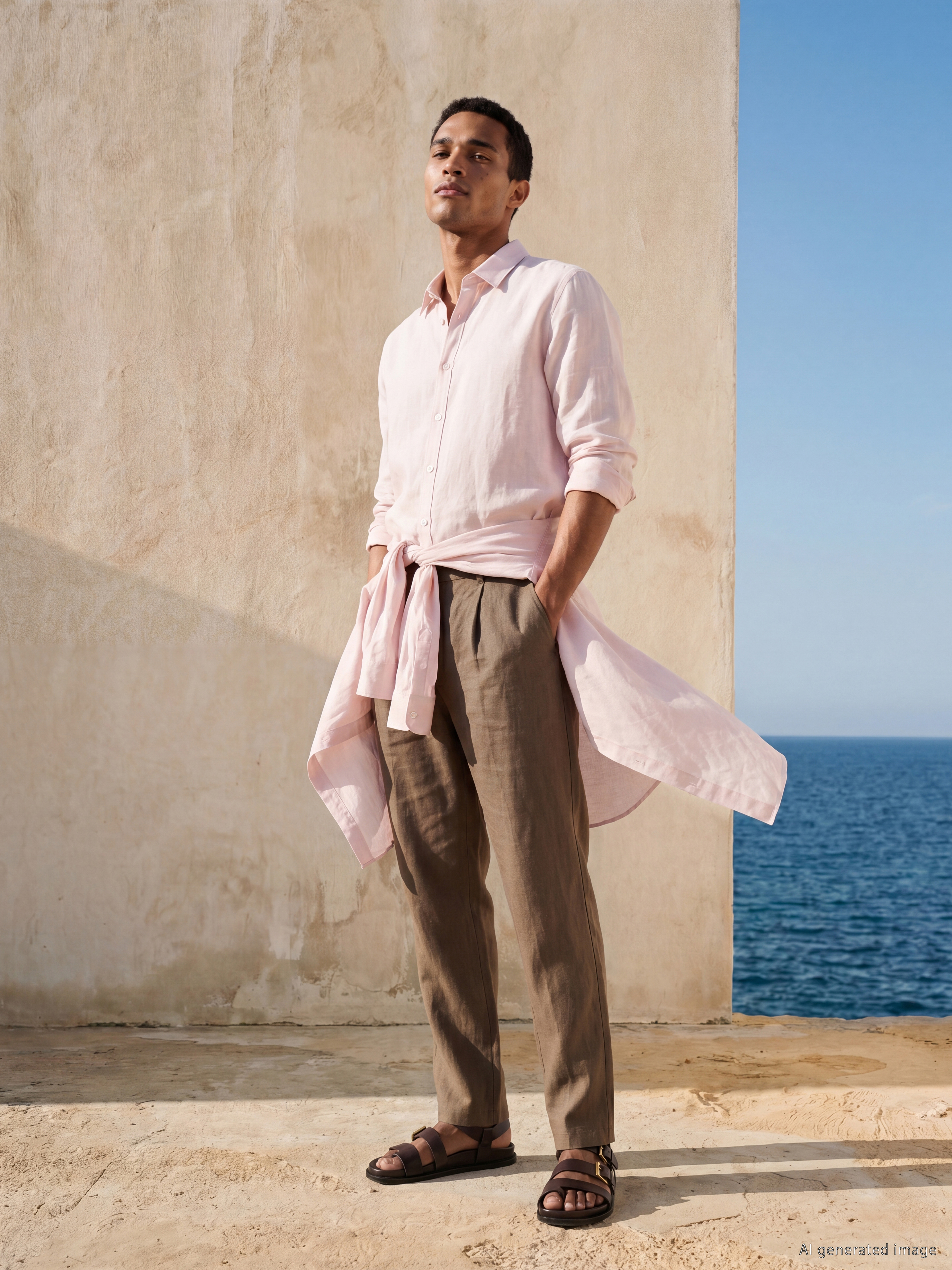 LCW Vision Regular Fit %100 Keten Erkek Pantolon
