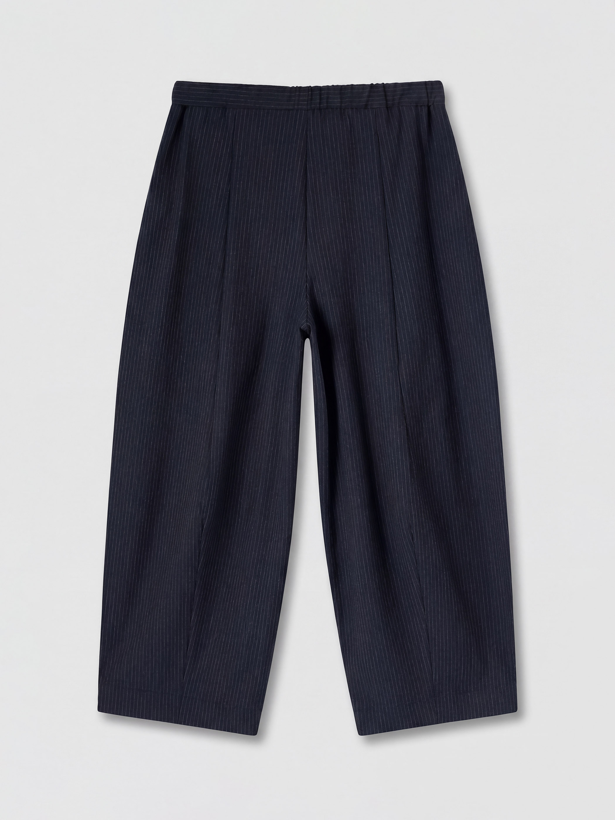 LCW Modest Beli Lastikli Çizgili Kadın Pantolon görsel 6