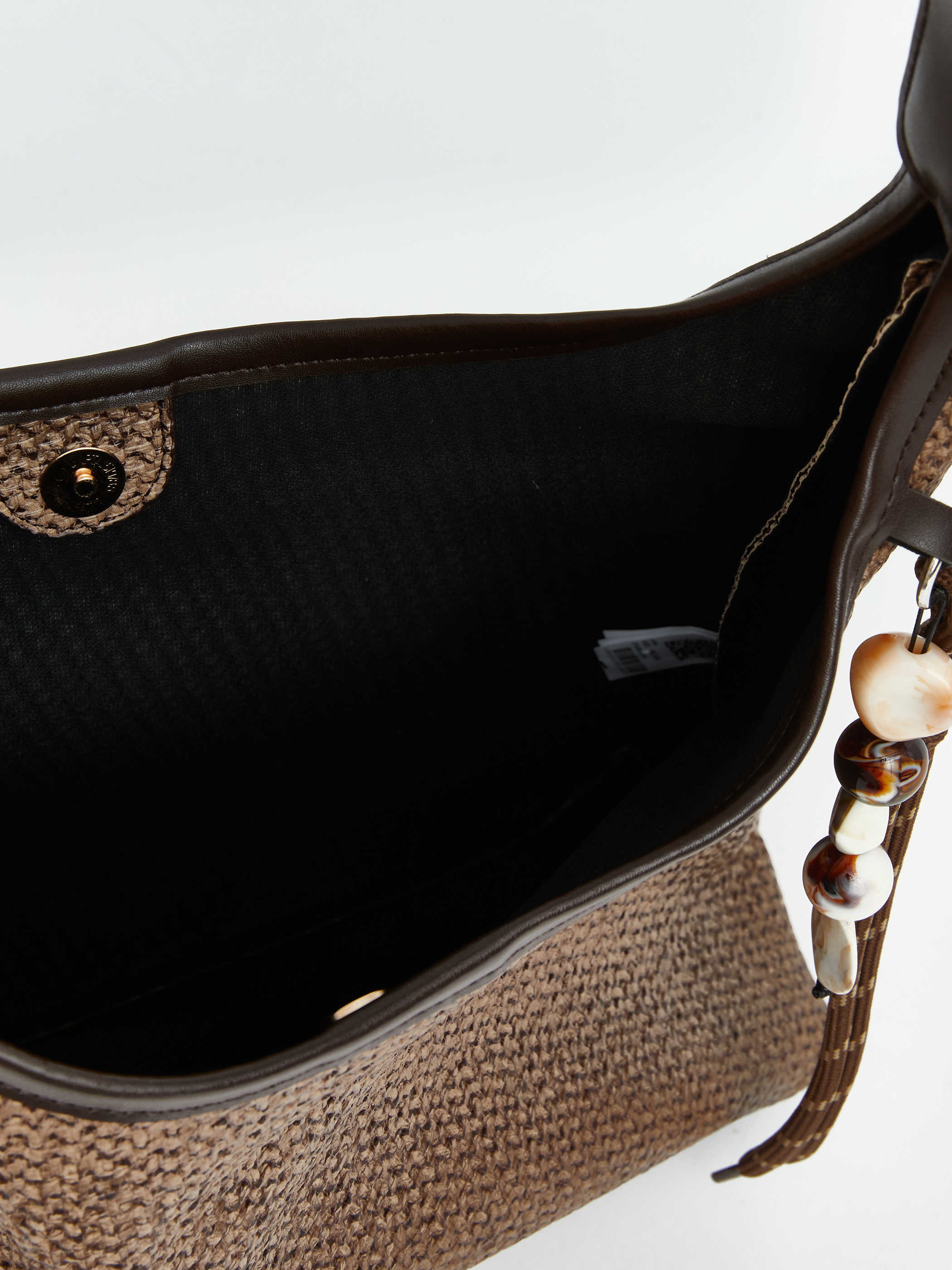 LCW ACCESSORIES Hasır Görünümlü Kadın Omuz Çantası görsel 7