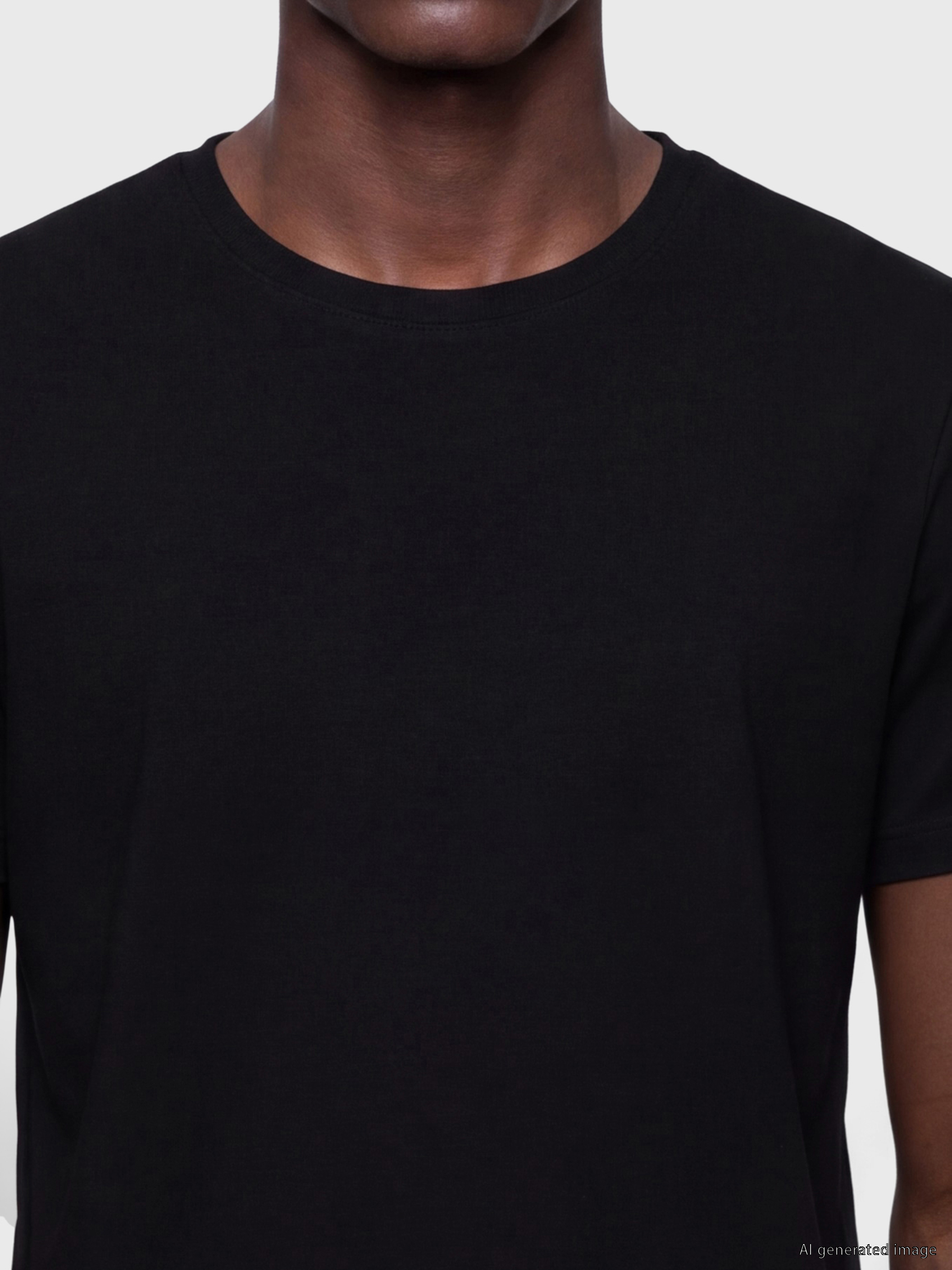 XSIDE 3'lü Süper Slim Fit Esnek Kumaş Tişört / 01 görsel 6