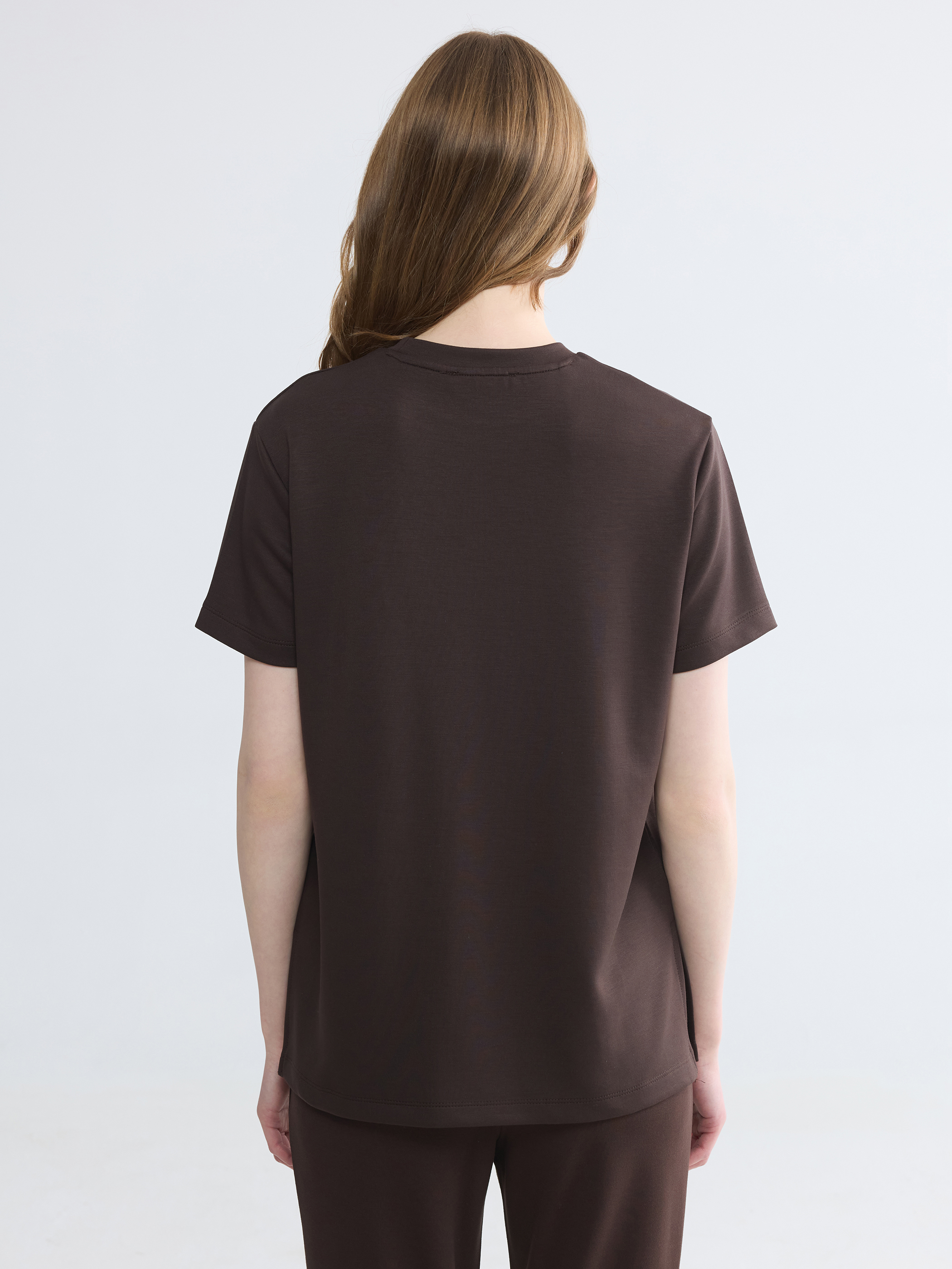 LCW Modest Soft Touch Nakışlı Bluz görsel 5