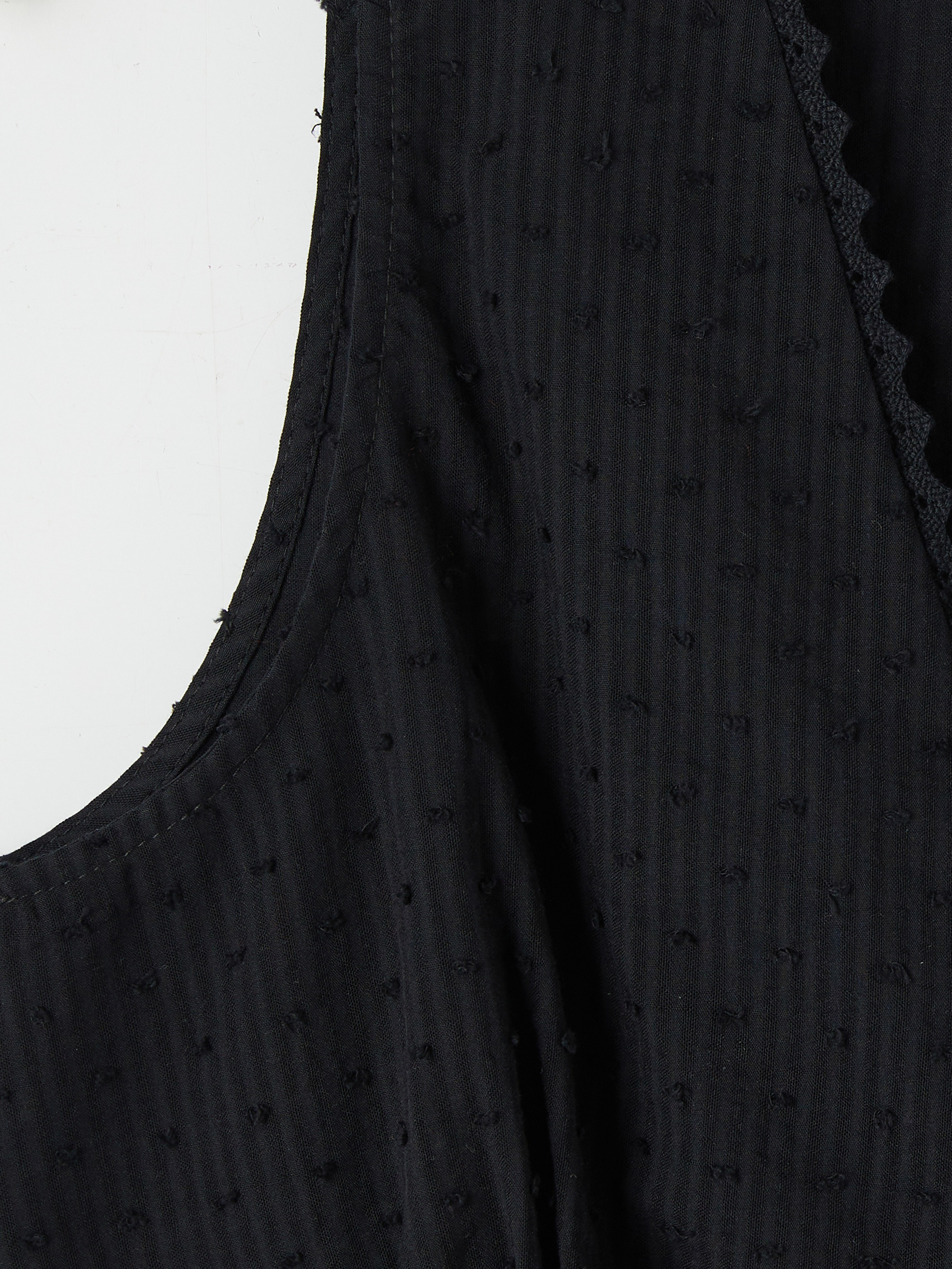 LCW Vision V Yaka Dantel Detaylı Peplum Bluz görsel 6