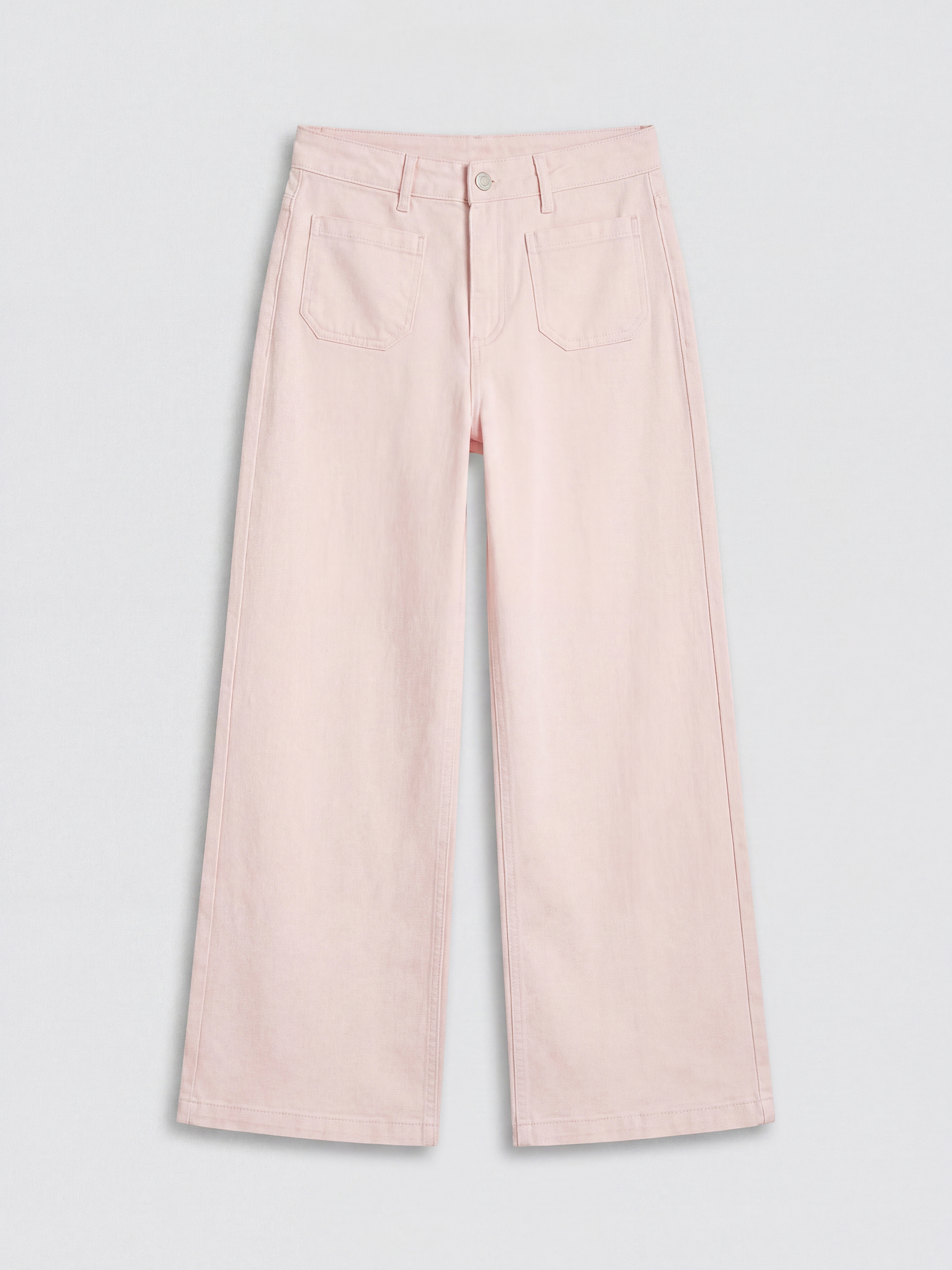 LCW Jeans Yüksek Bel Culotte Fit Kadın Jean Pantolon görsel 7