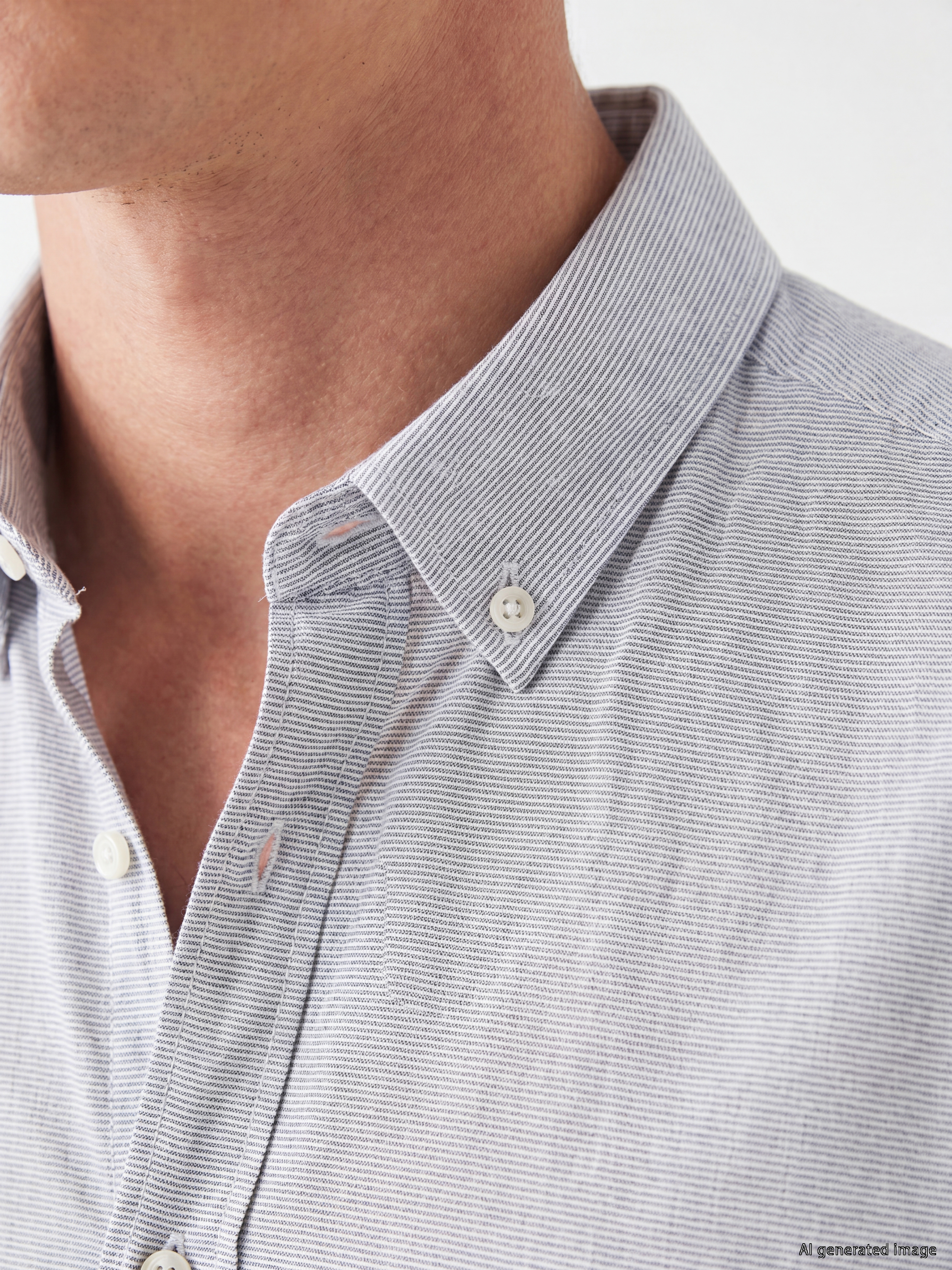 SOUTHBLUE Regular Fit Keten Karışımlı Erkek Gömlek görsel 3