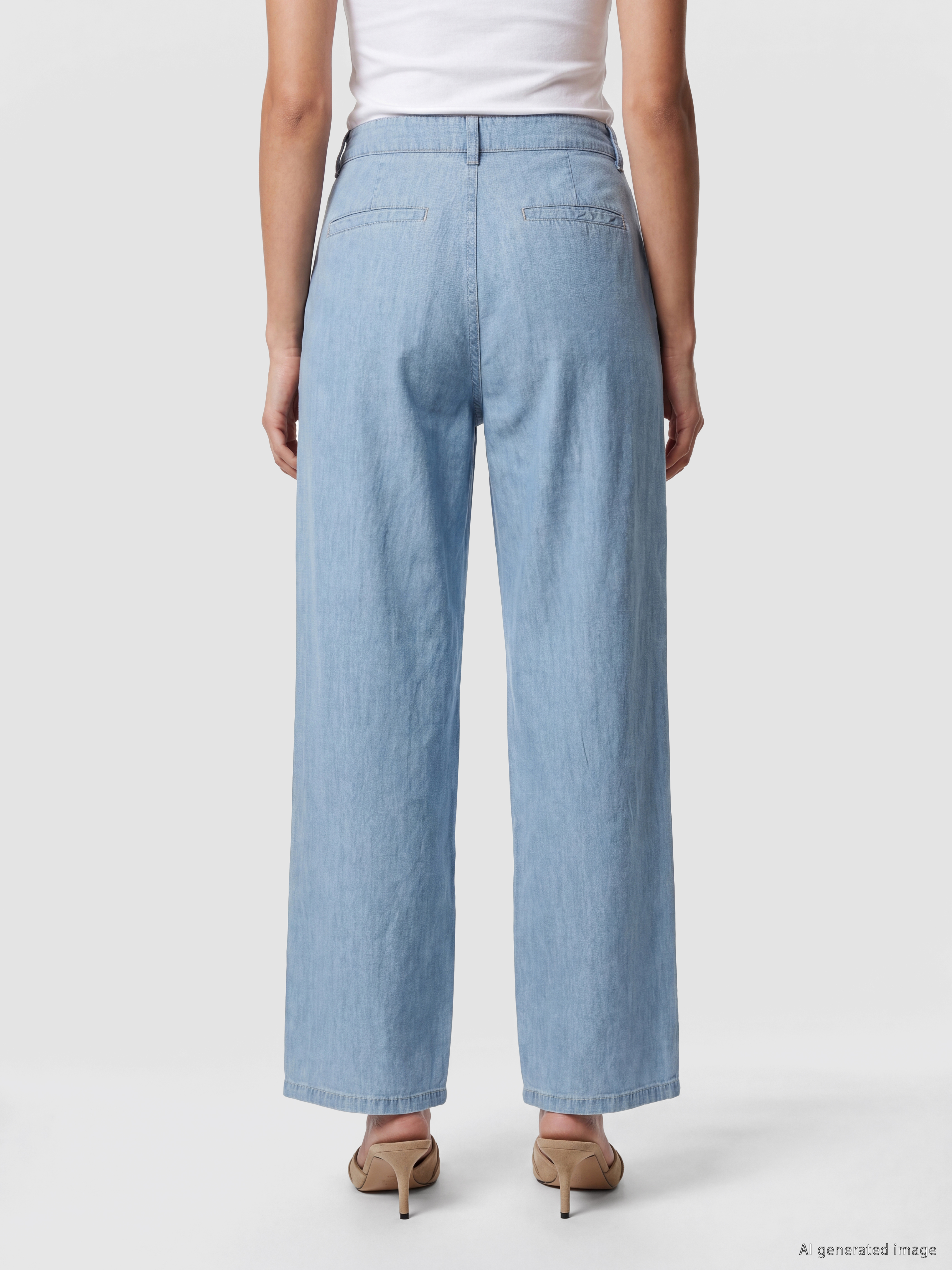 LCW Jeans Wideleg Kadın Jean Pantolon görsel 4