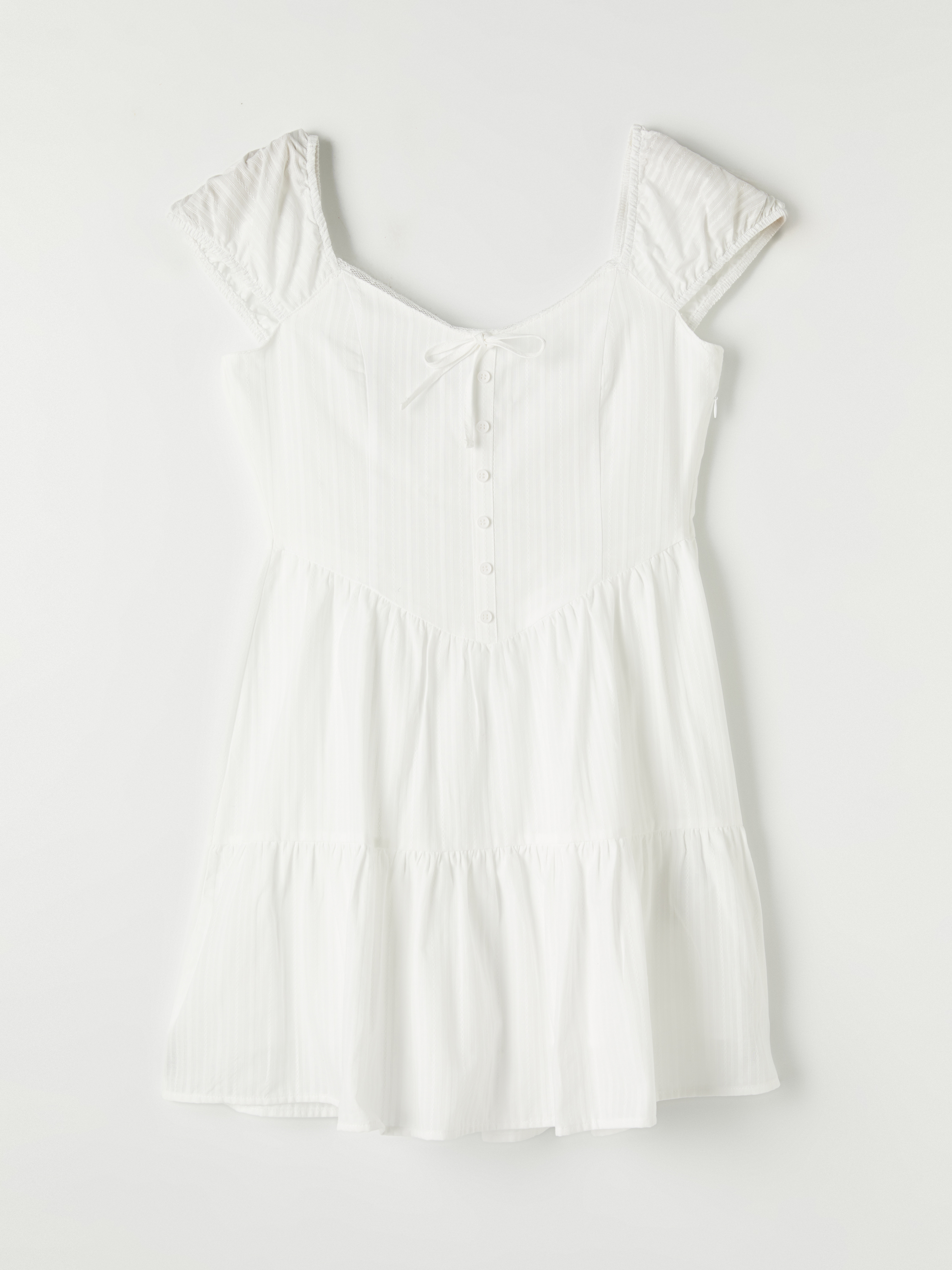 XSIDE Belden Oturtma Poplin Korseli Mini Elbise görsel 4
