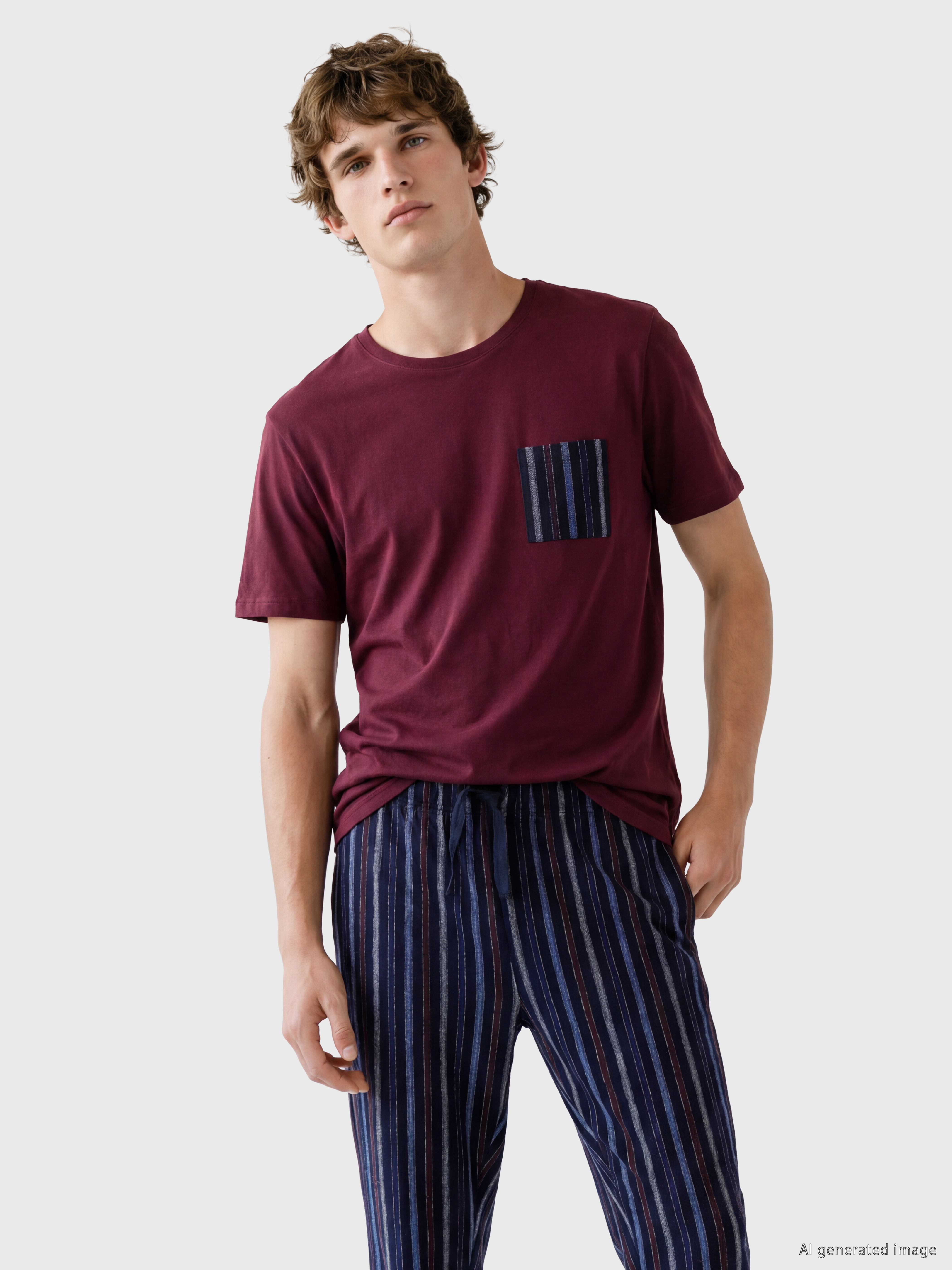 LC WAIKIKI Regular Fit Erkek Pijama Takım görsel 2