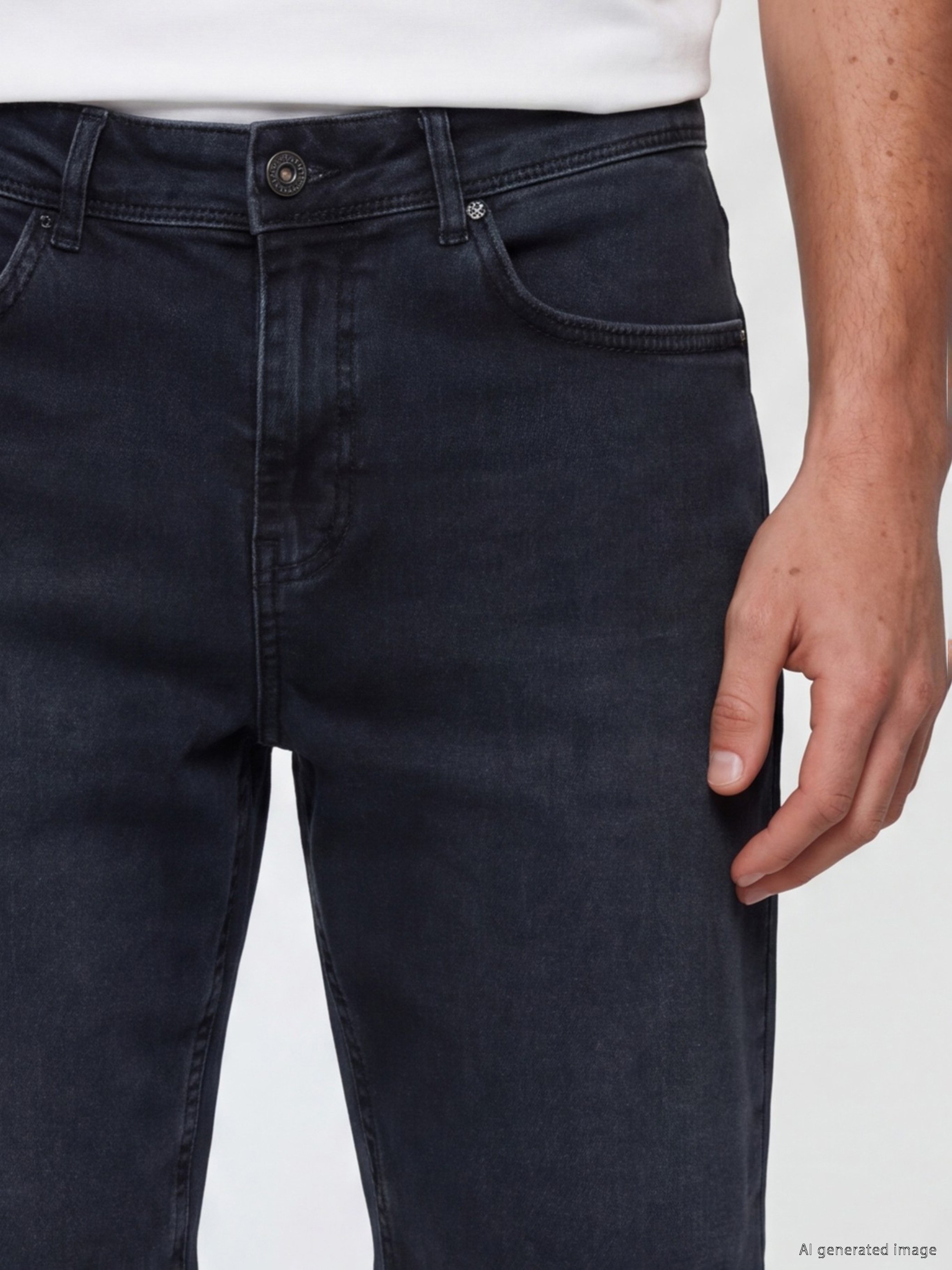 LCW Jeans Regular Fit Erkek Jean Şort görsel 3