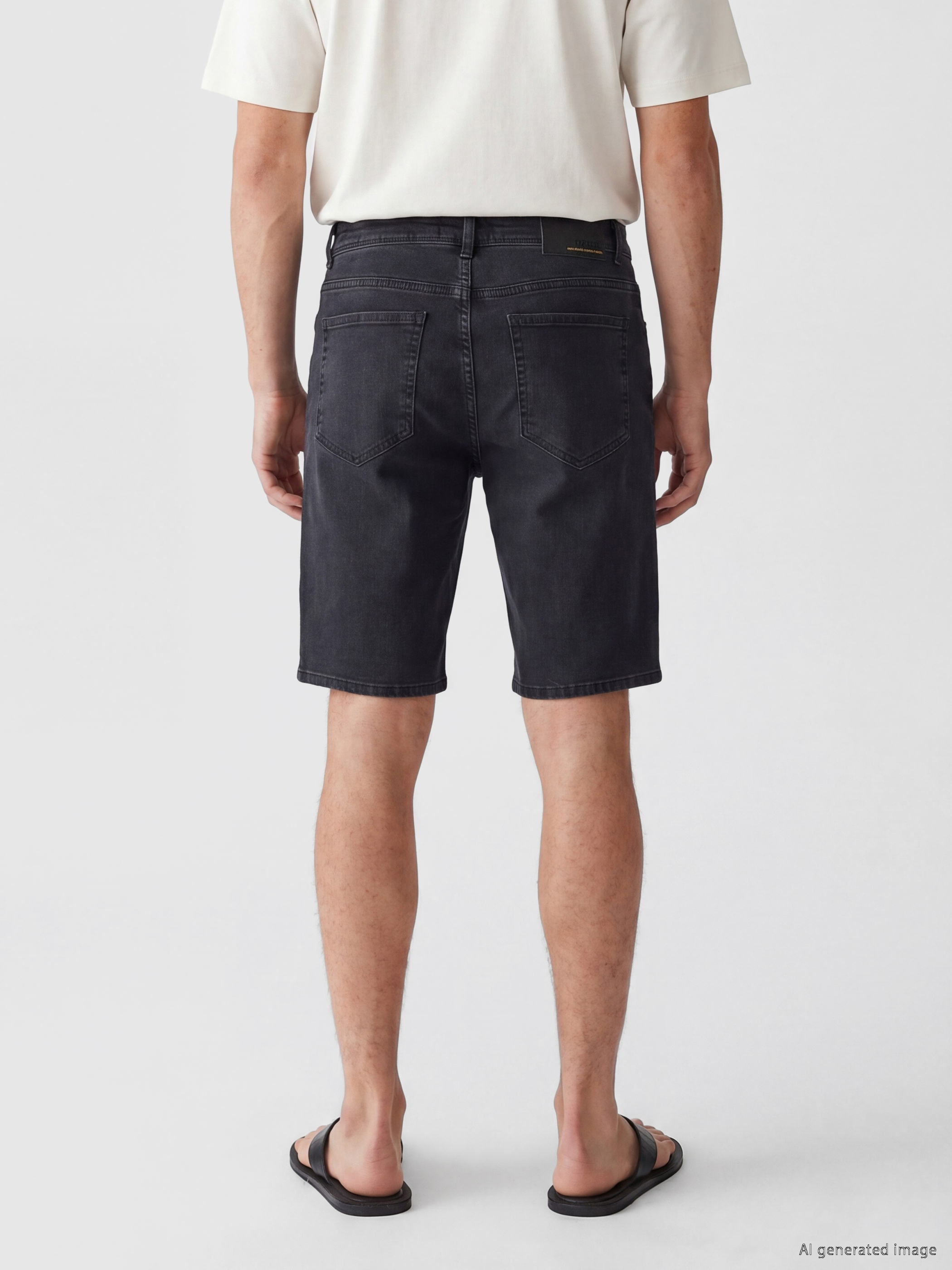LCW Jeans Regular Fit Erkek Jean Şort görsel 4