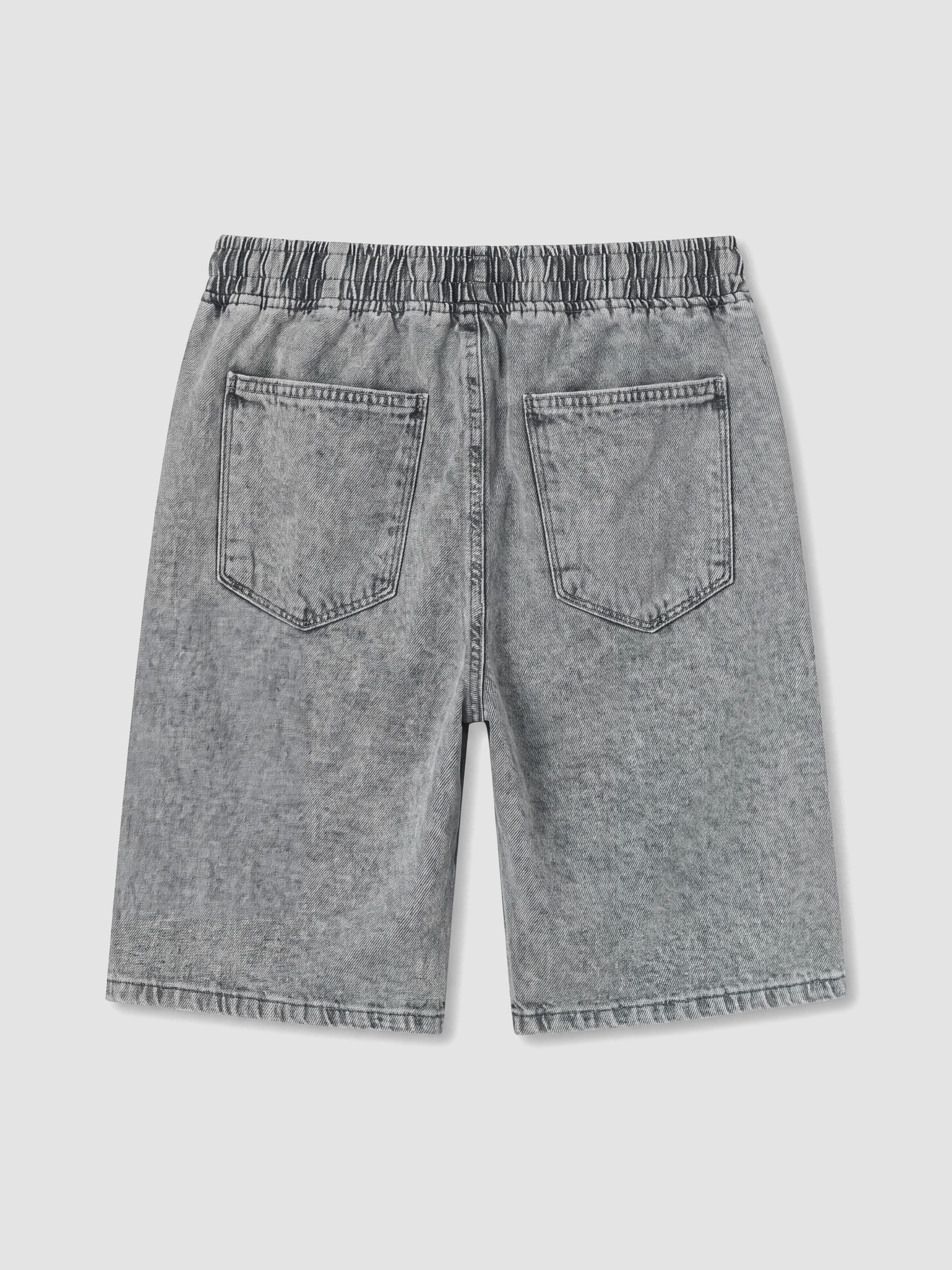 LCW Jeans Loose Fit Erkek Jean Şort görsel 7