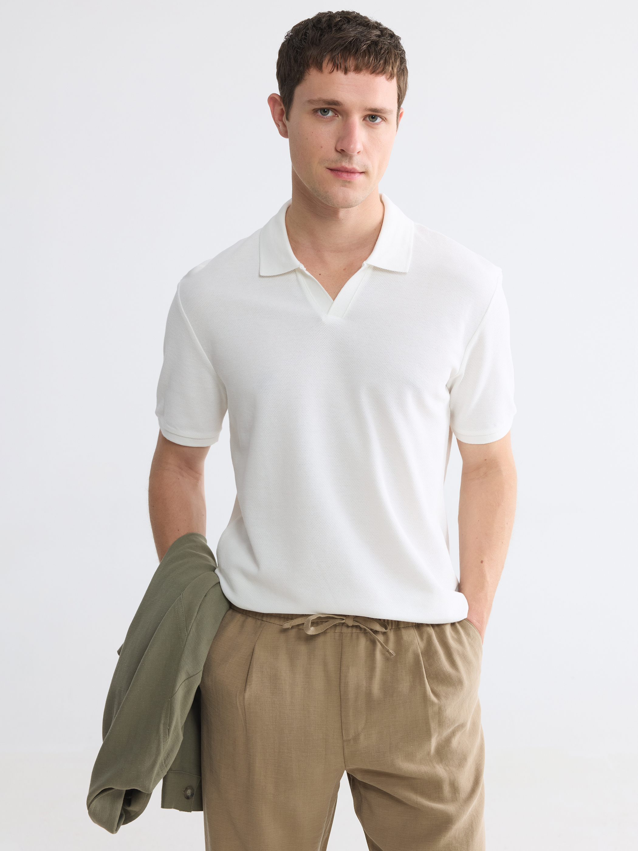 LCW Vision Polo Yaka Pike Erkek Tişört görsel 4