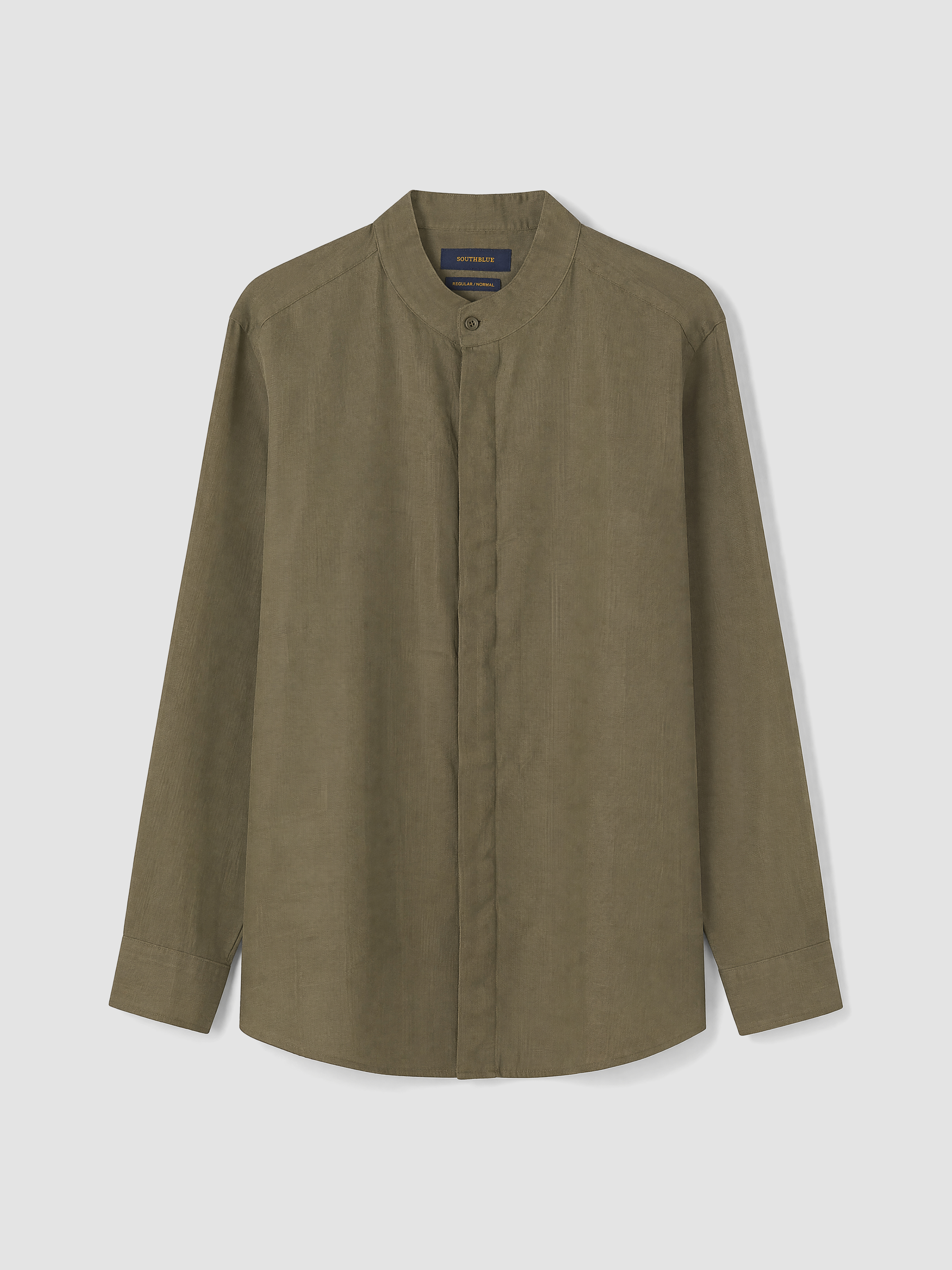 SOUTHBLUE Regular Fit %100 Keten Erkek Gömlek görsel 5