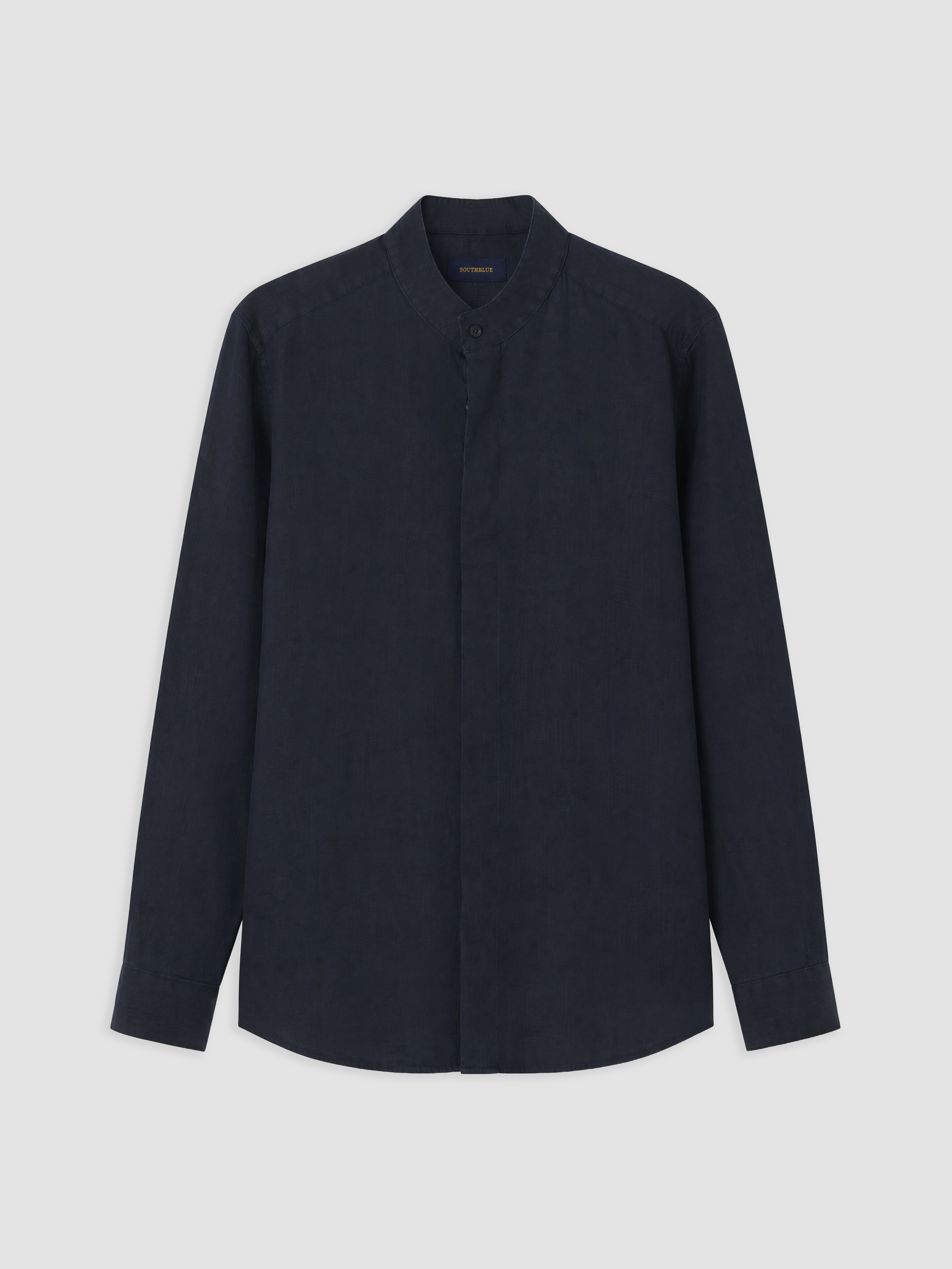 SOUTHBLUE Regular Fit %100 Keten Erkek Gömlek görsel 5