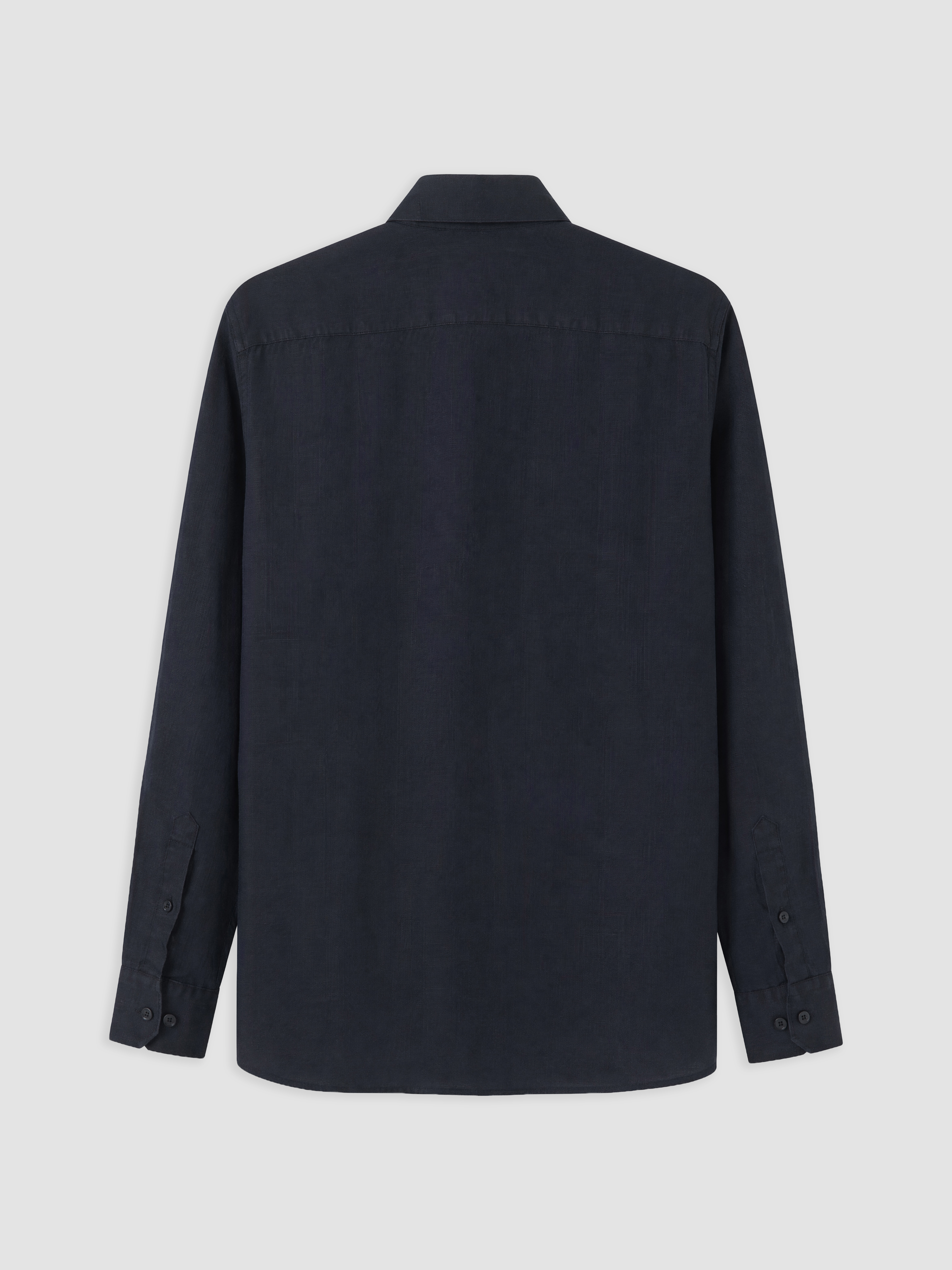 SOUTHBLUE Regular Fit %100 Keten Erkek Gömlek görsel 6