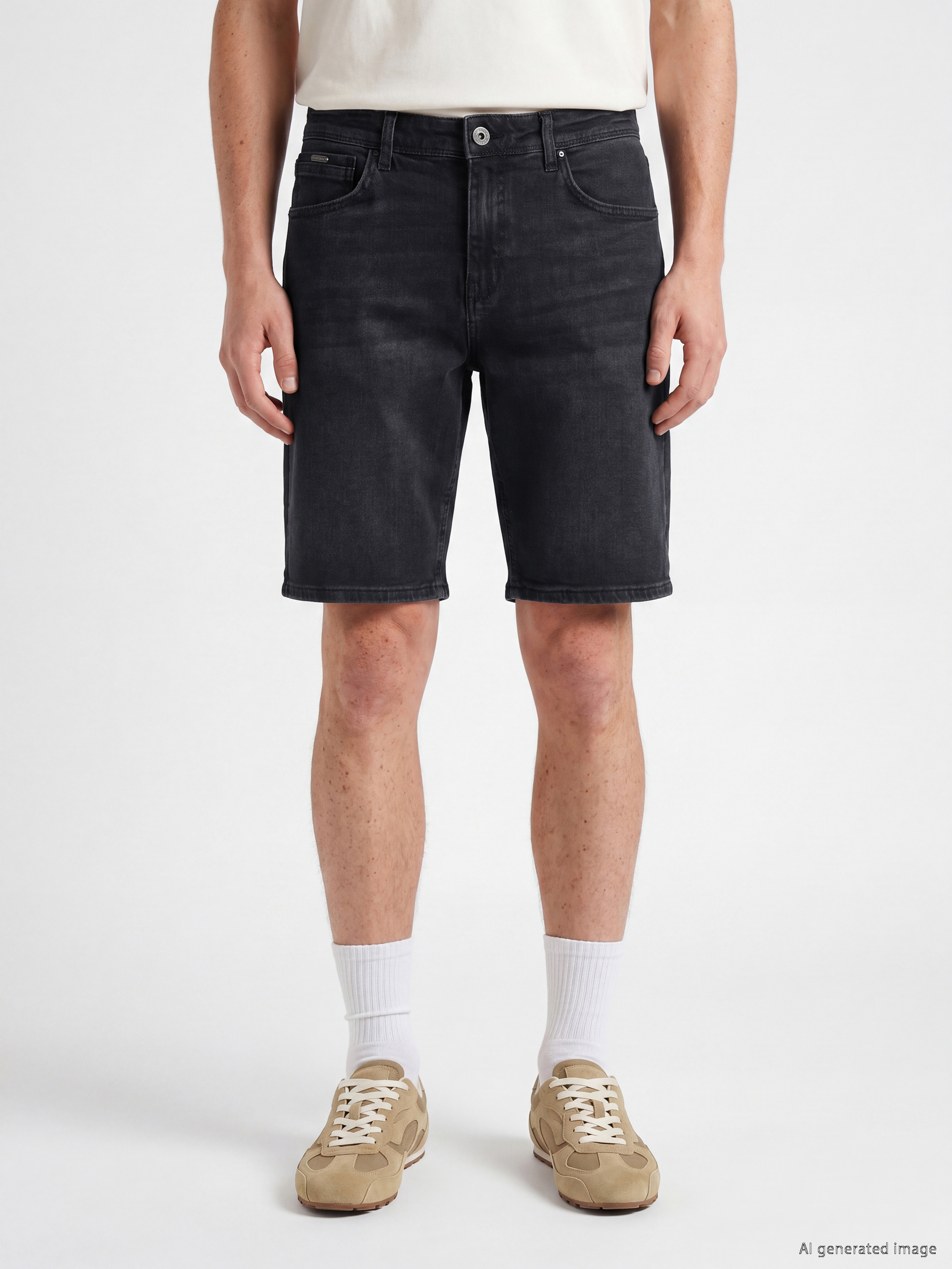 LCW Jeans Regular Fit Erkek Jean Şort görsel 2