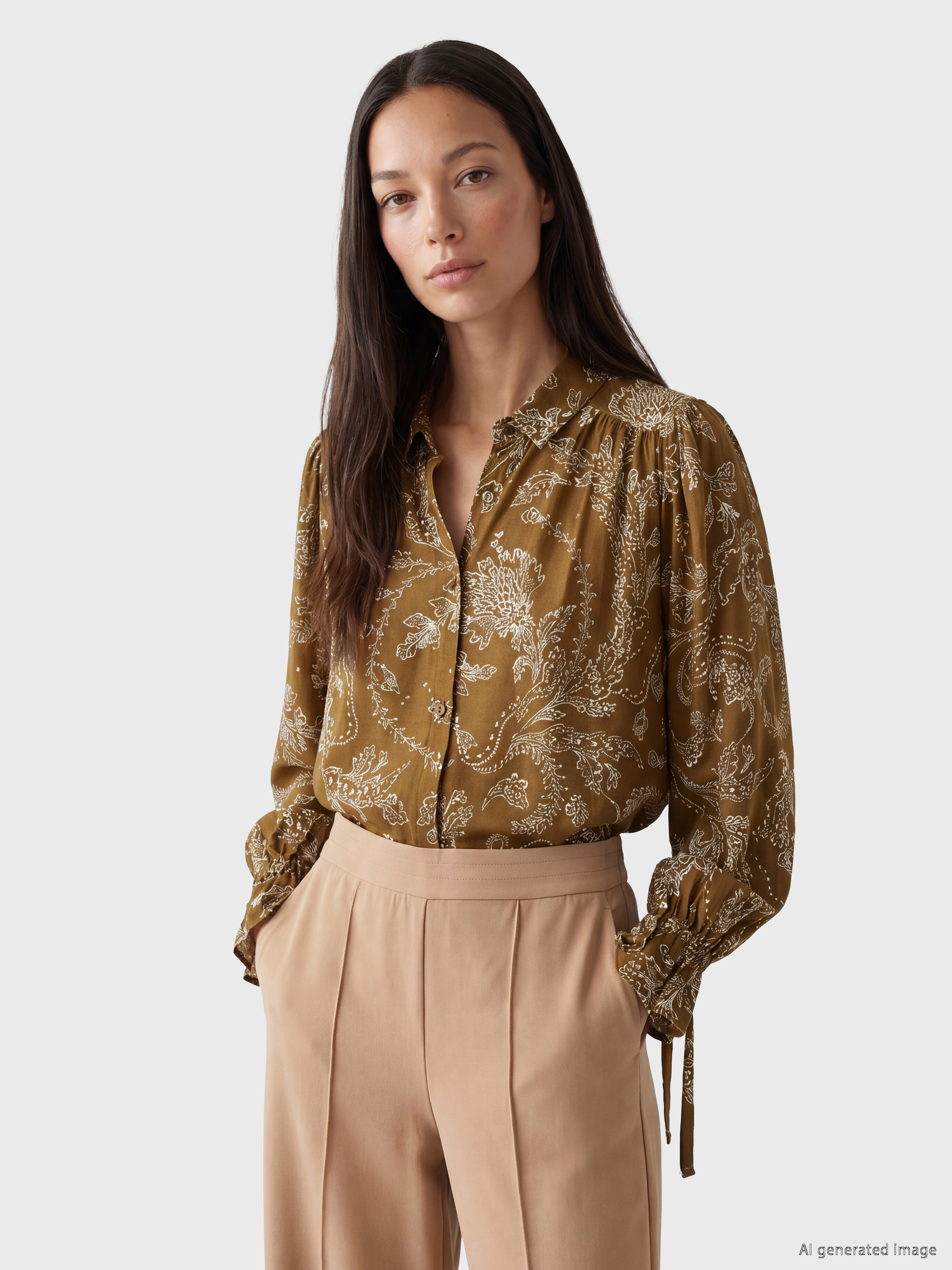 LCW EVERYDAY Desenli Oversize Kadın Gömlek Tunik
