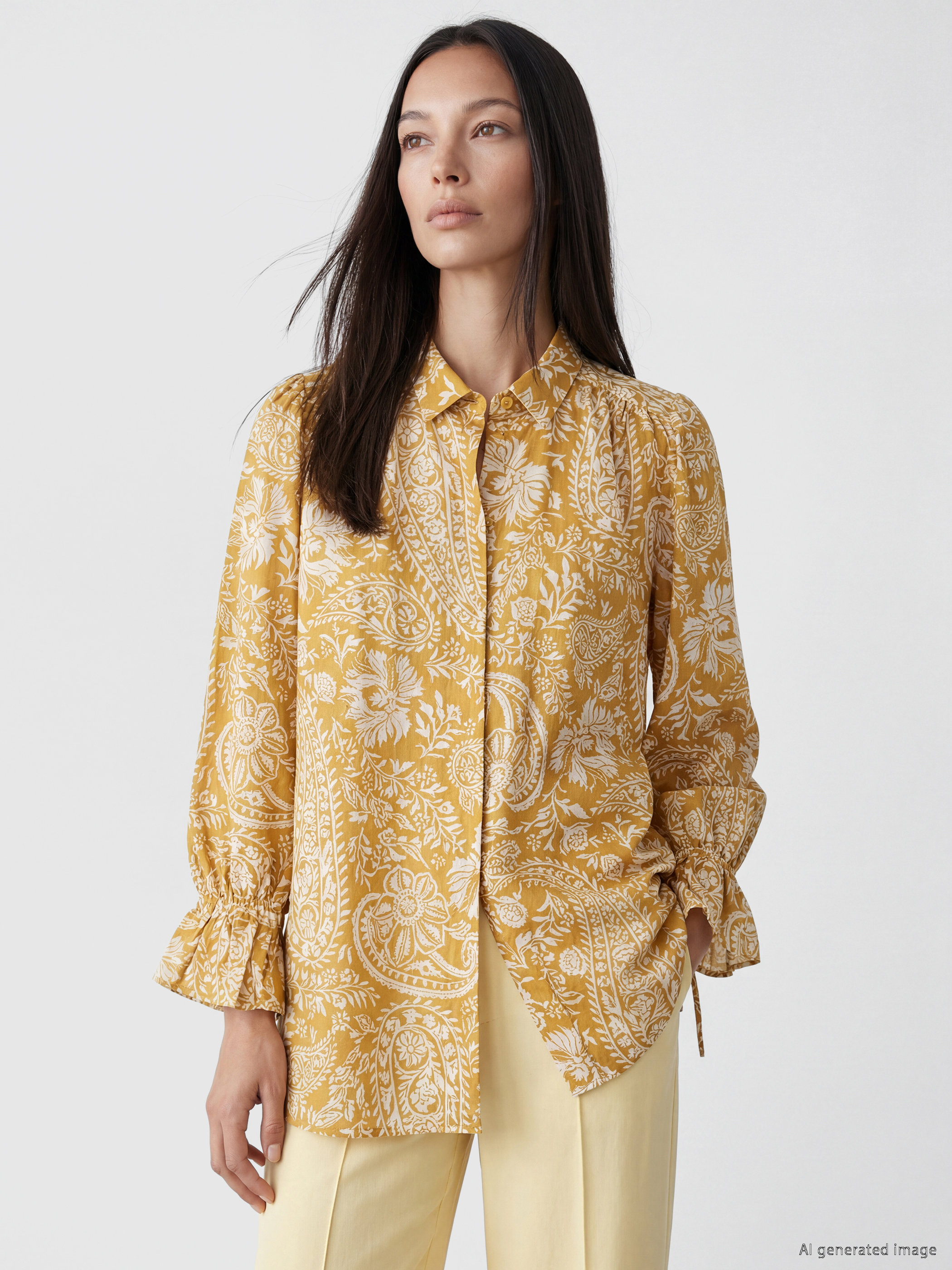 LCW EVERYDAY Desenli Oversize Kadın Gömlek Tunik