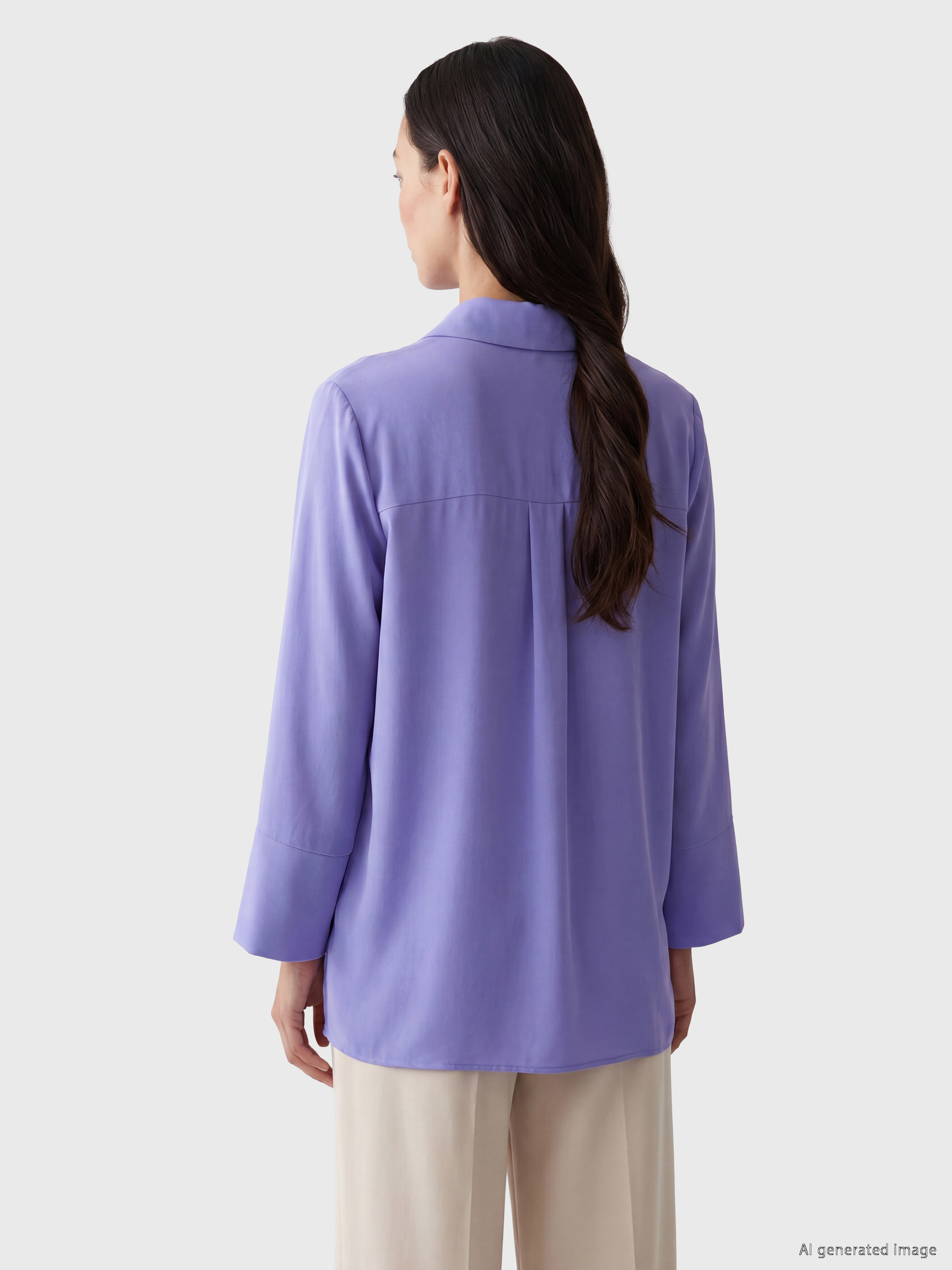 LCW EVERYDAY Polo Yaka Armürlü Kadın Tunik görsel 3