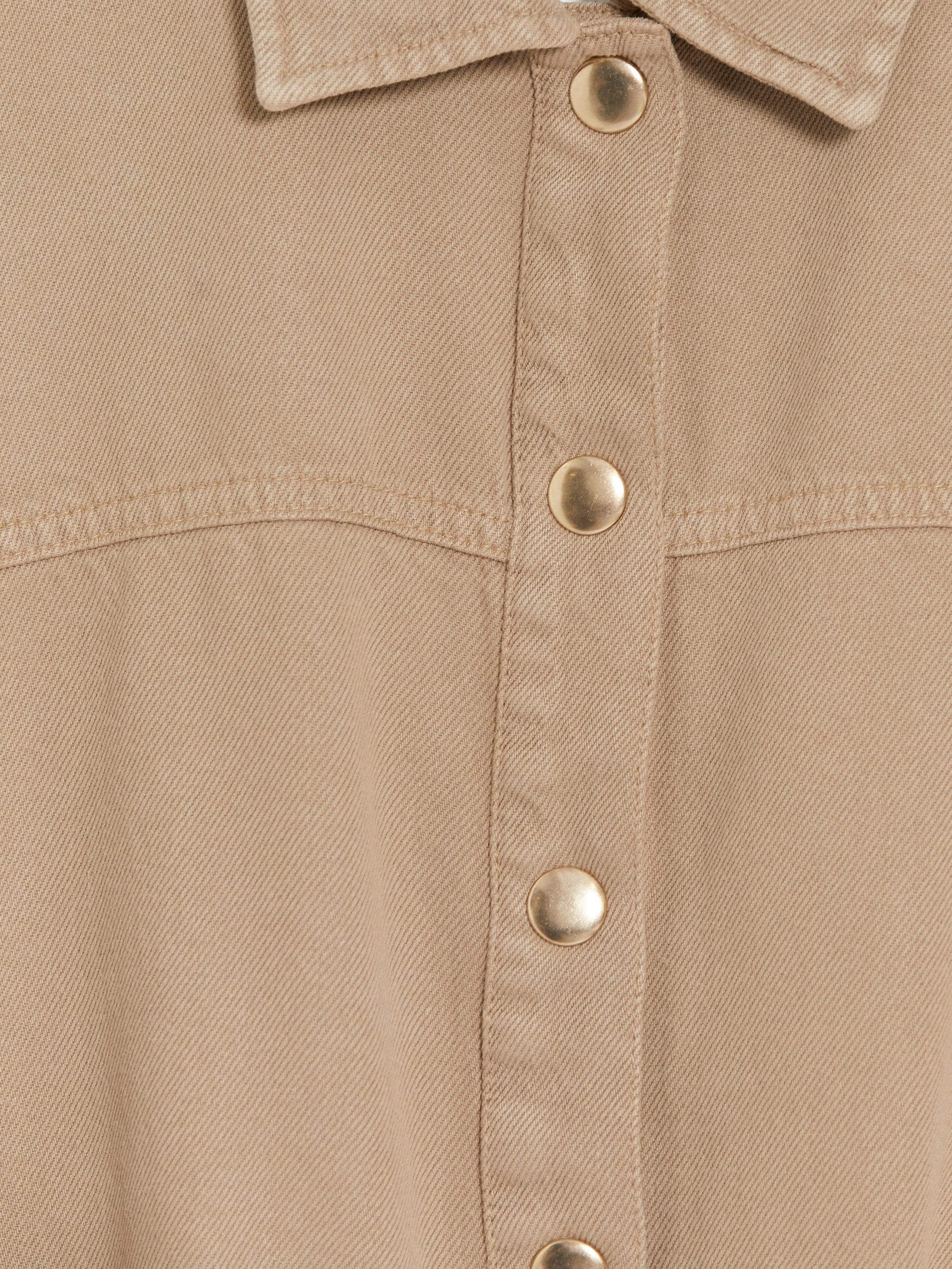 LCW Vision Oversize Kadın Jean Gömlek görsel 7