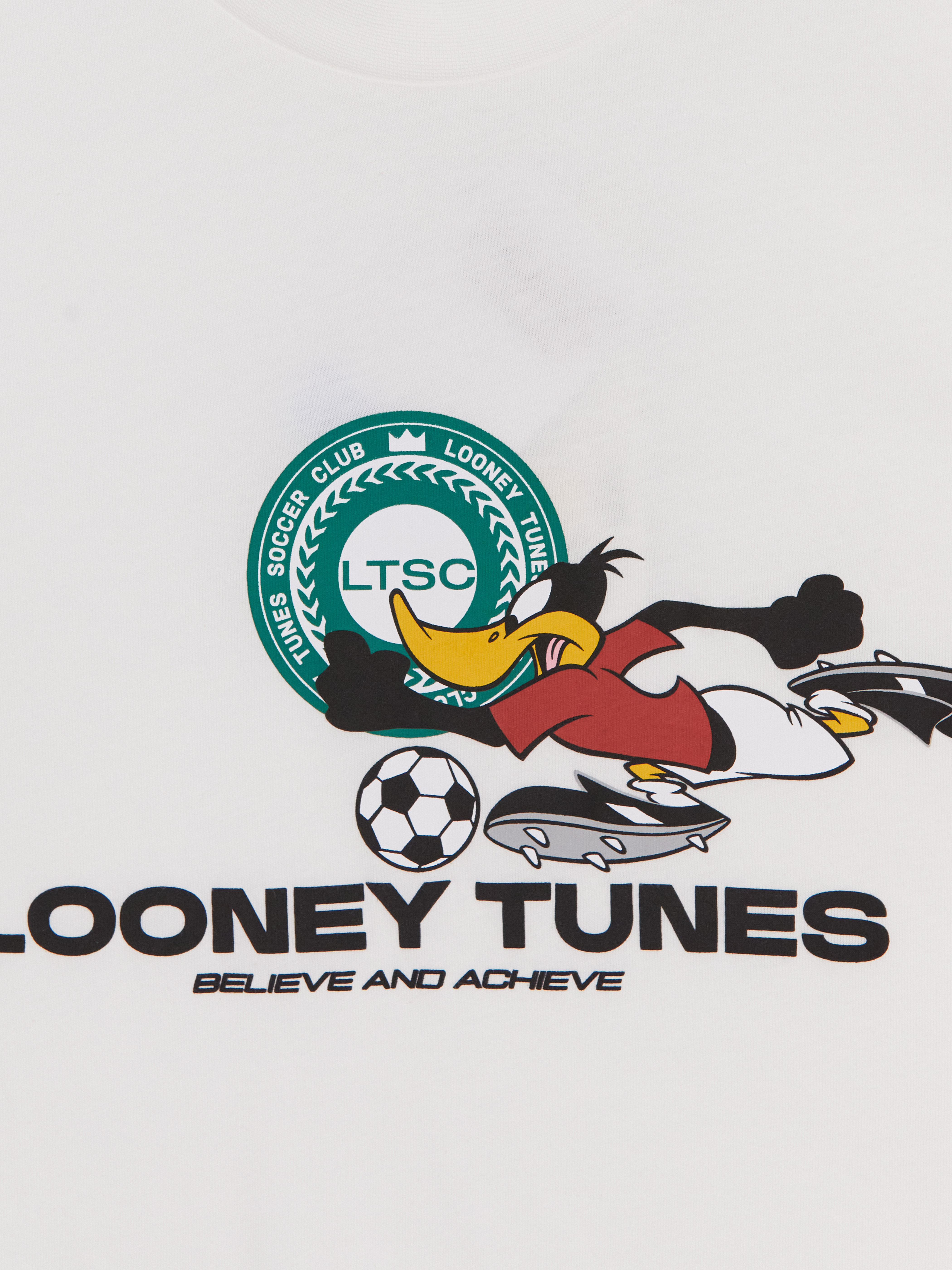 XSIDE Bisiklet Yaka Looney Tunes Baskılı Erkek Tişört görsel 7